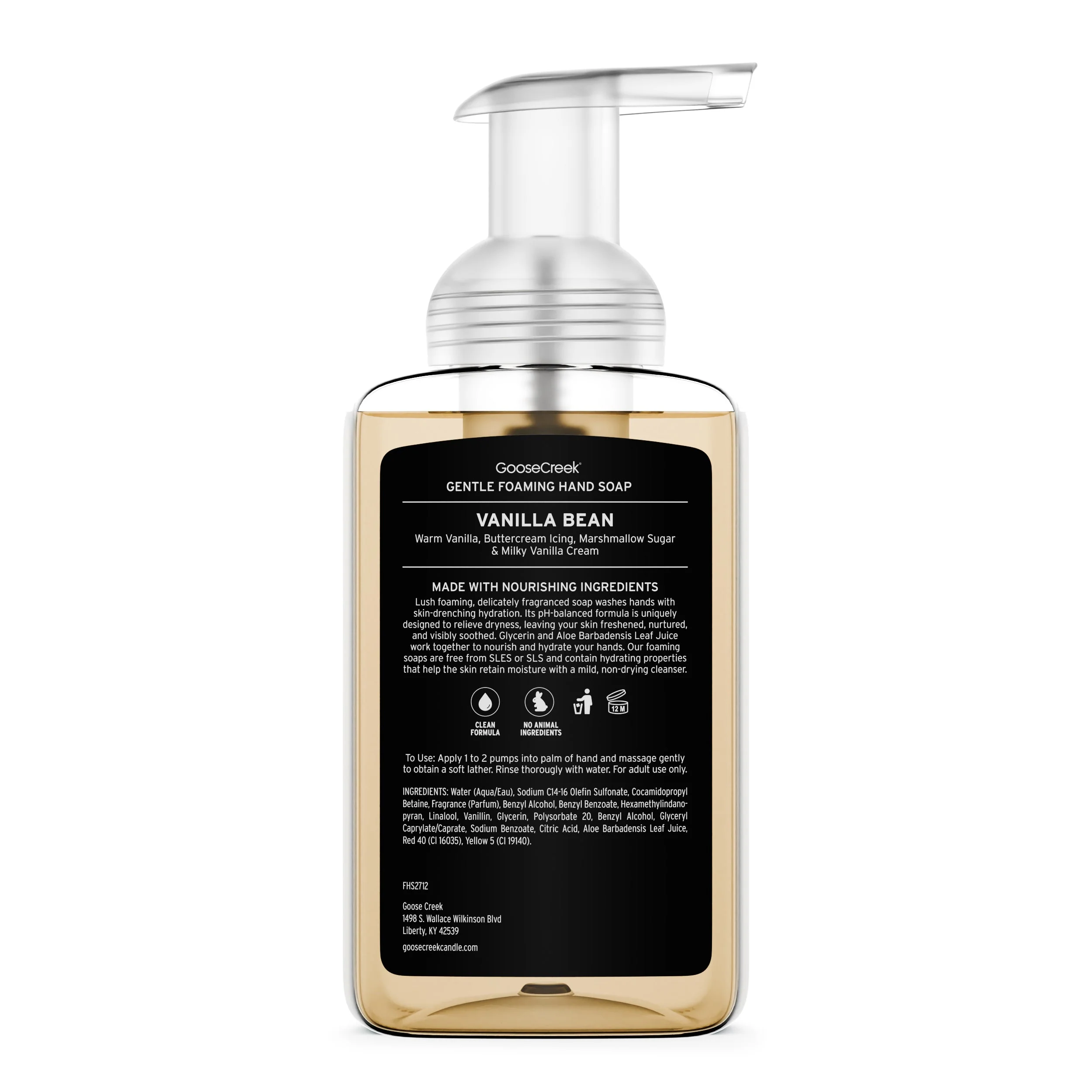 Vanilla Bean Lush Foaming Hand Soap