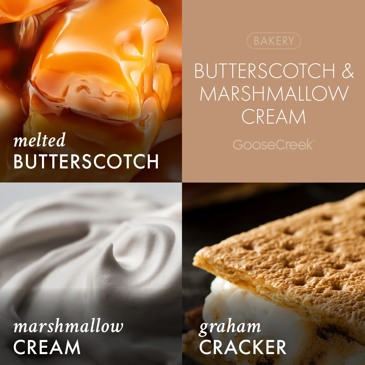 Butterscotch & Marshmallow Cream 3-Wick Candle