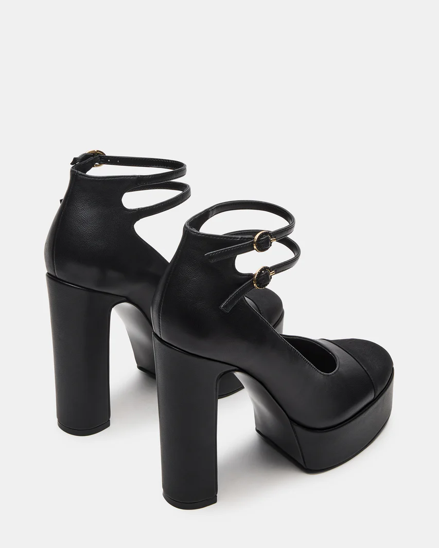 Peyton Black Leather