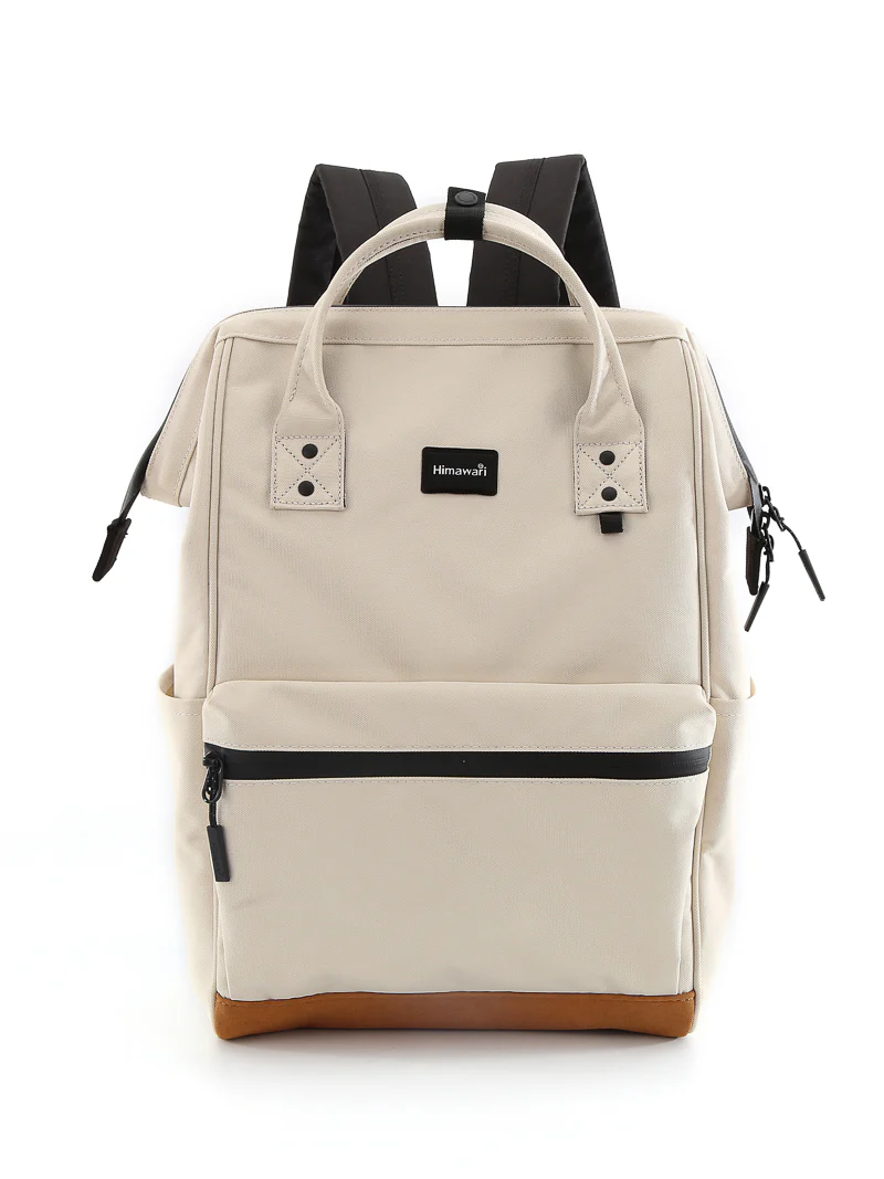 15.6 TRAVEL BACKPACK WITH USB PORT 124- IVORY