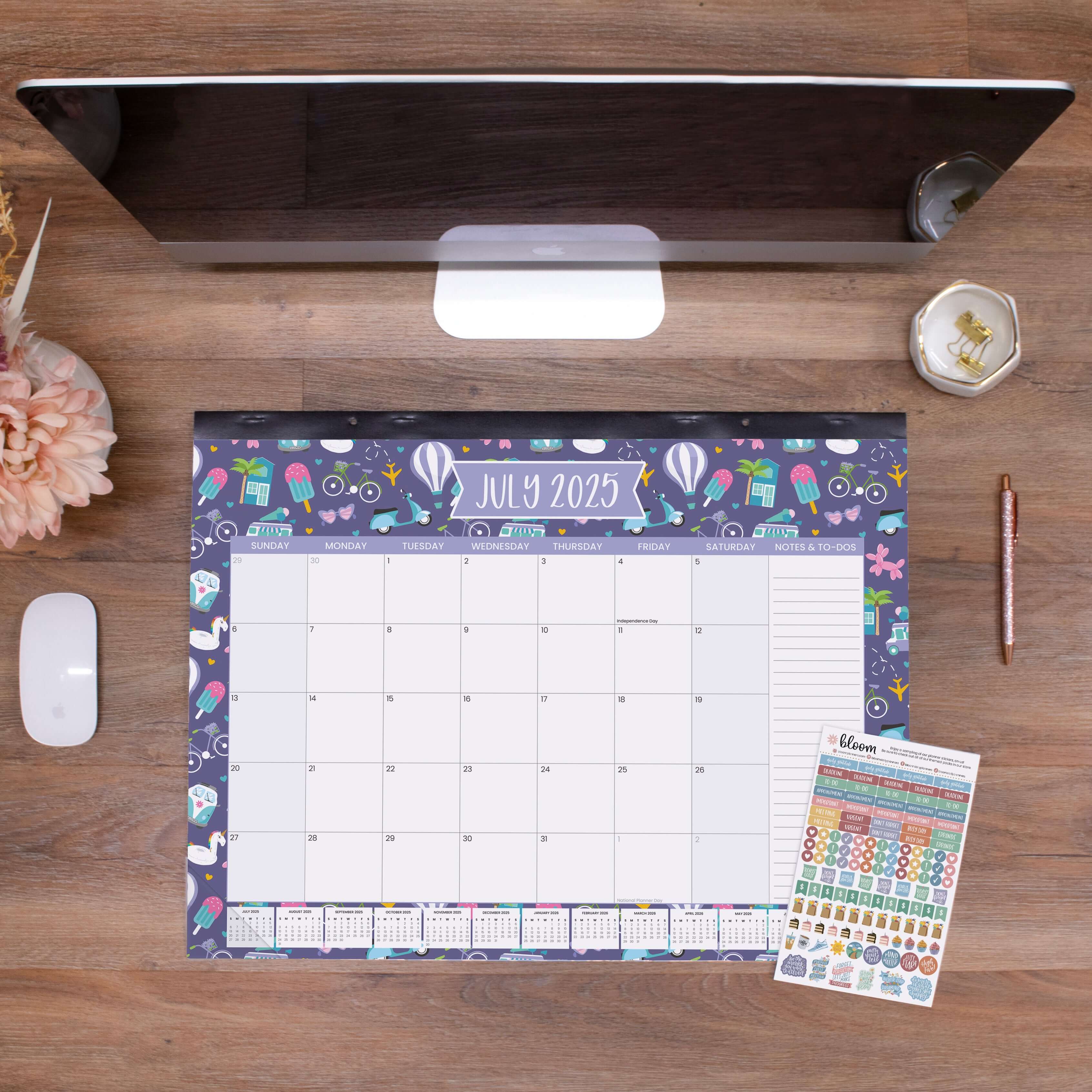 2025-26 Desk & Wall Calendar, 16