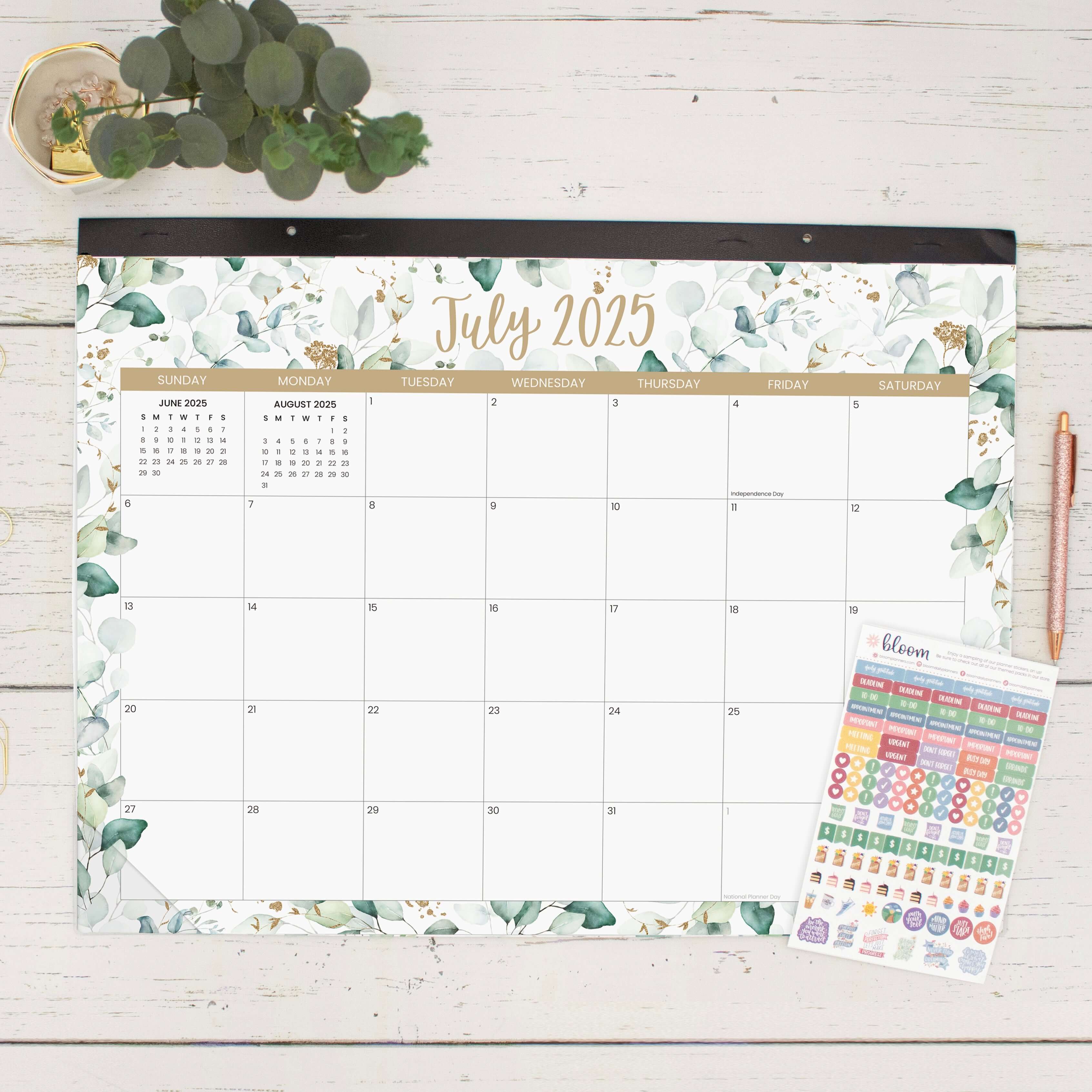 2025-26 Desk & Wall Calendar, 16