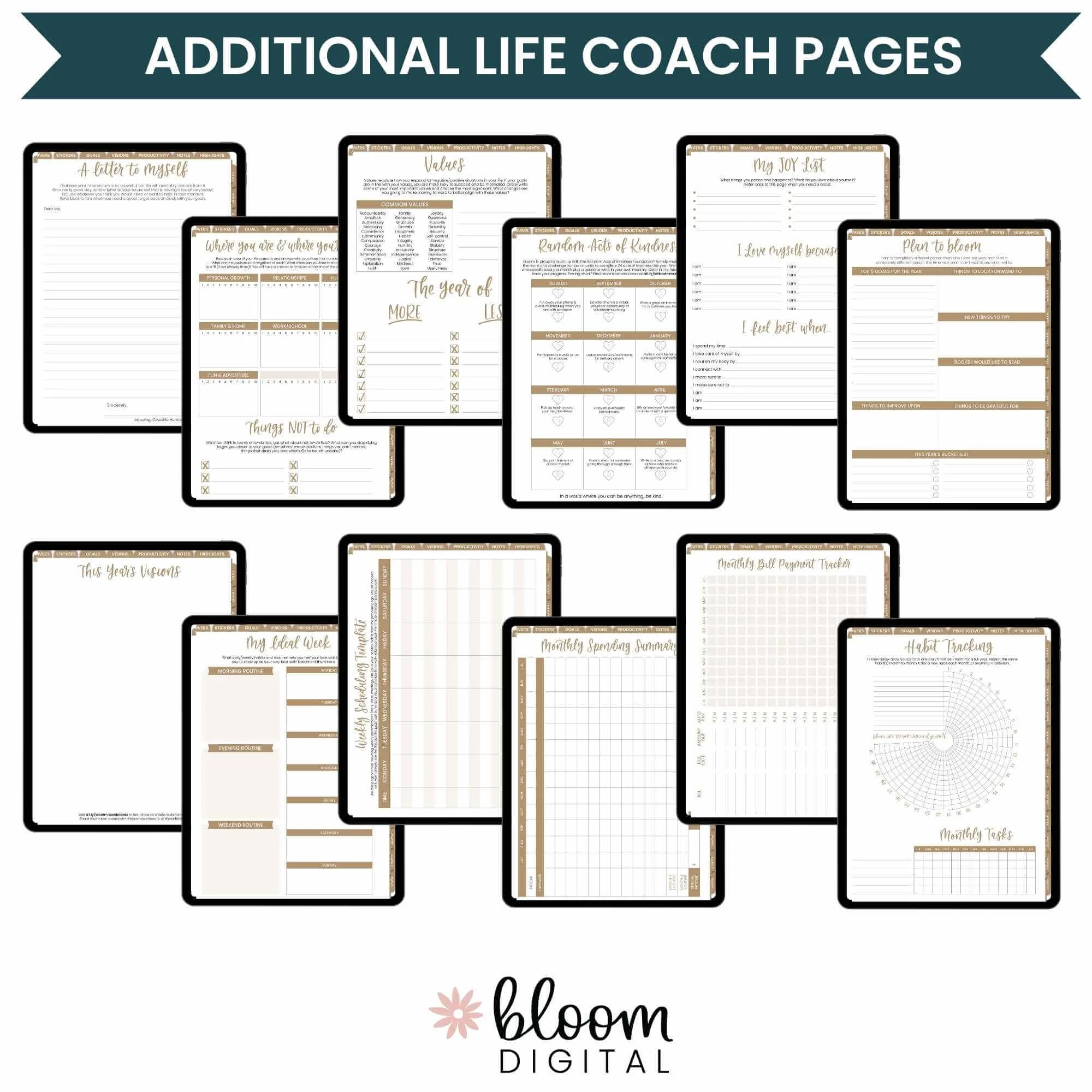 Digital Planner, Dated 2025-26 Classic Planner