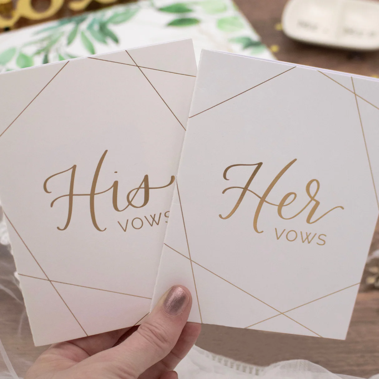 Vow Book Set, Geometric