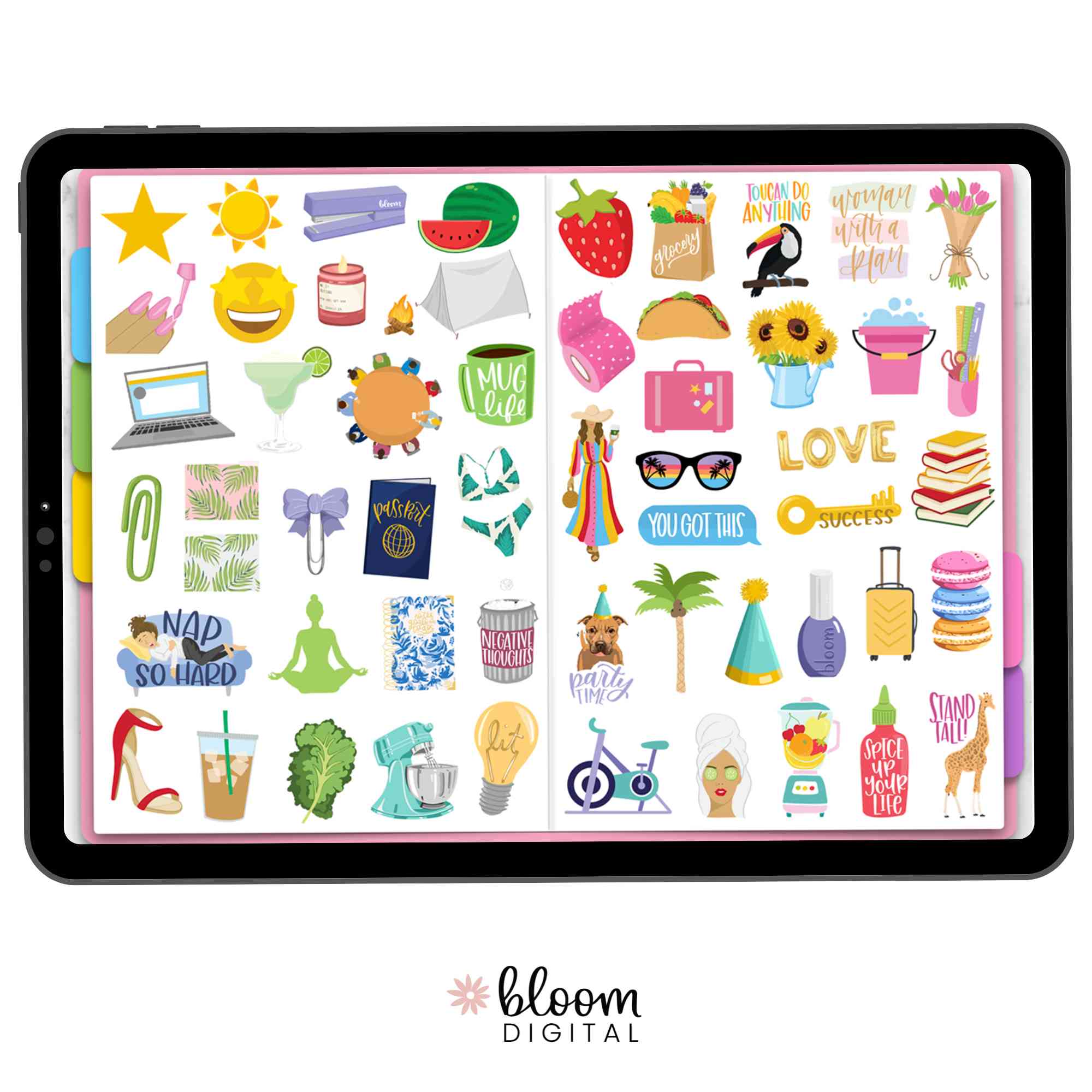 Digital Planner Stickers, Classic Stickers V2