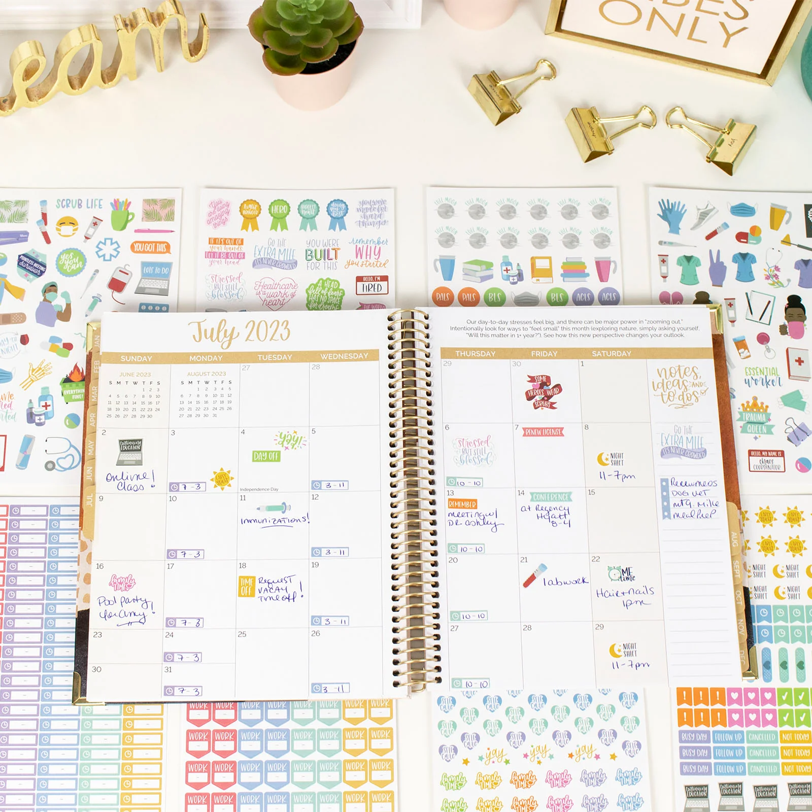 Planner Stickers, Healthcare Heroes Pack