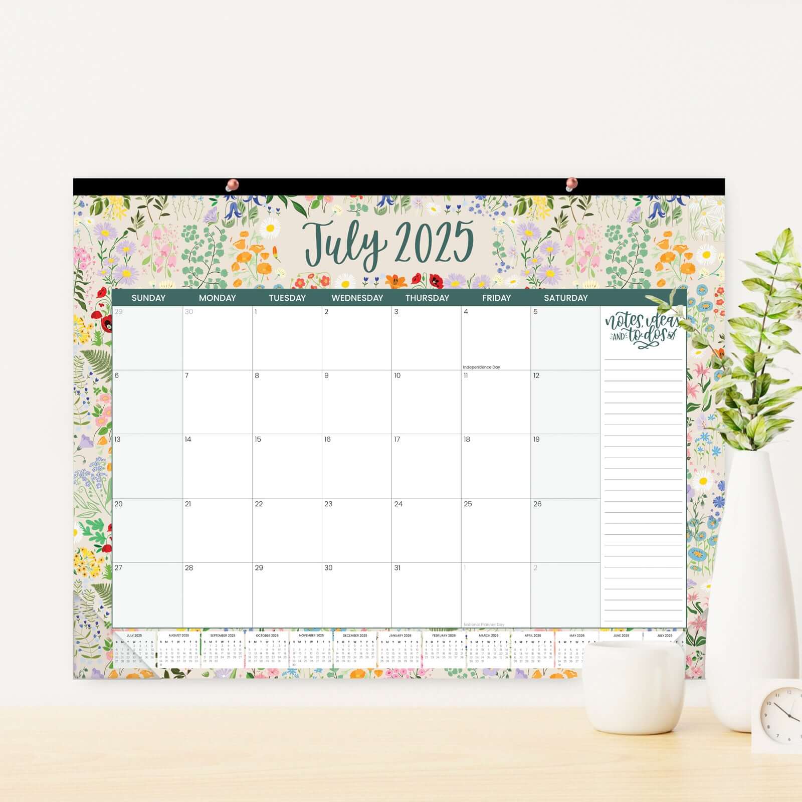 2025-26 Desk & Wall Calendar, 16