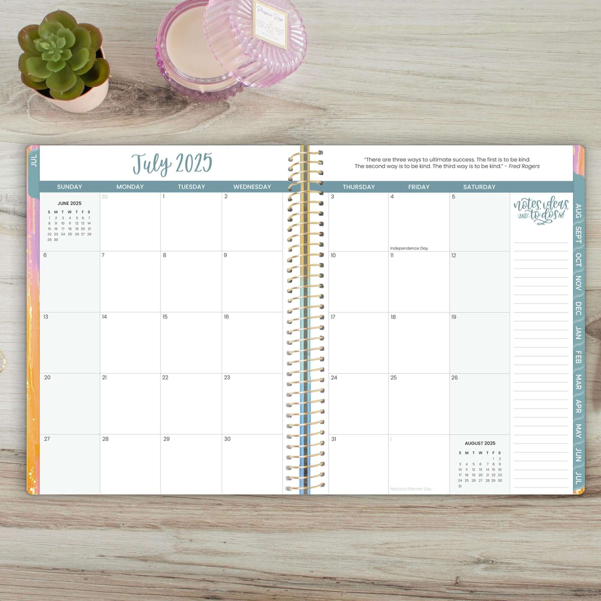 2025-26 Soft Cover Planner, 8.5