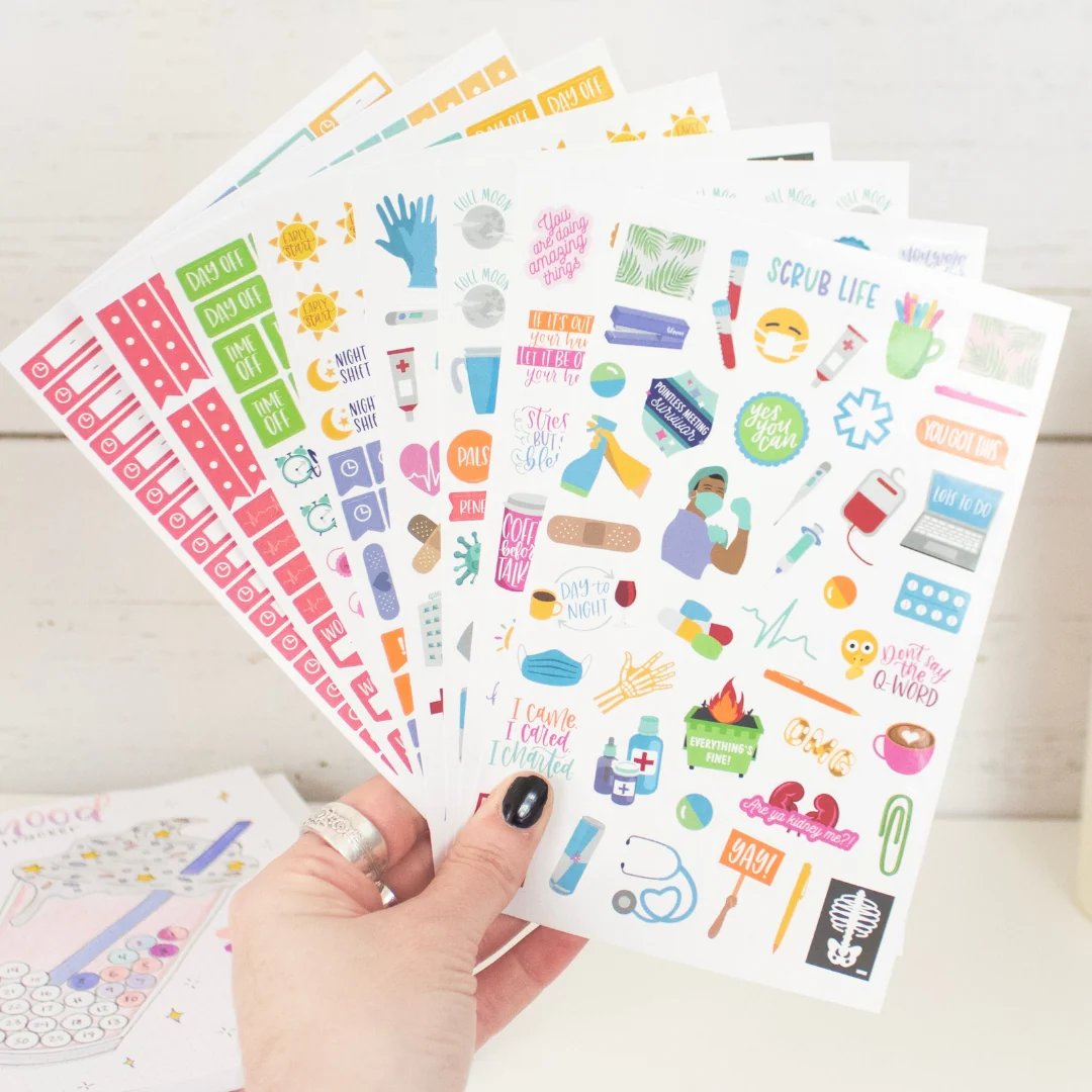 Planner Stickers, Healthcare Heroes Pack