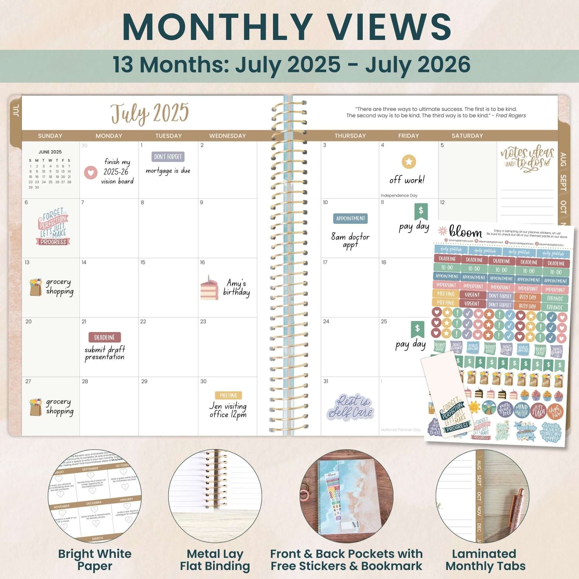 2025-26 Soft Cover Planner, 8.5