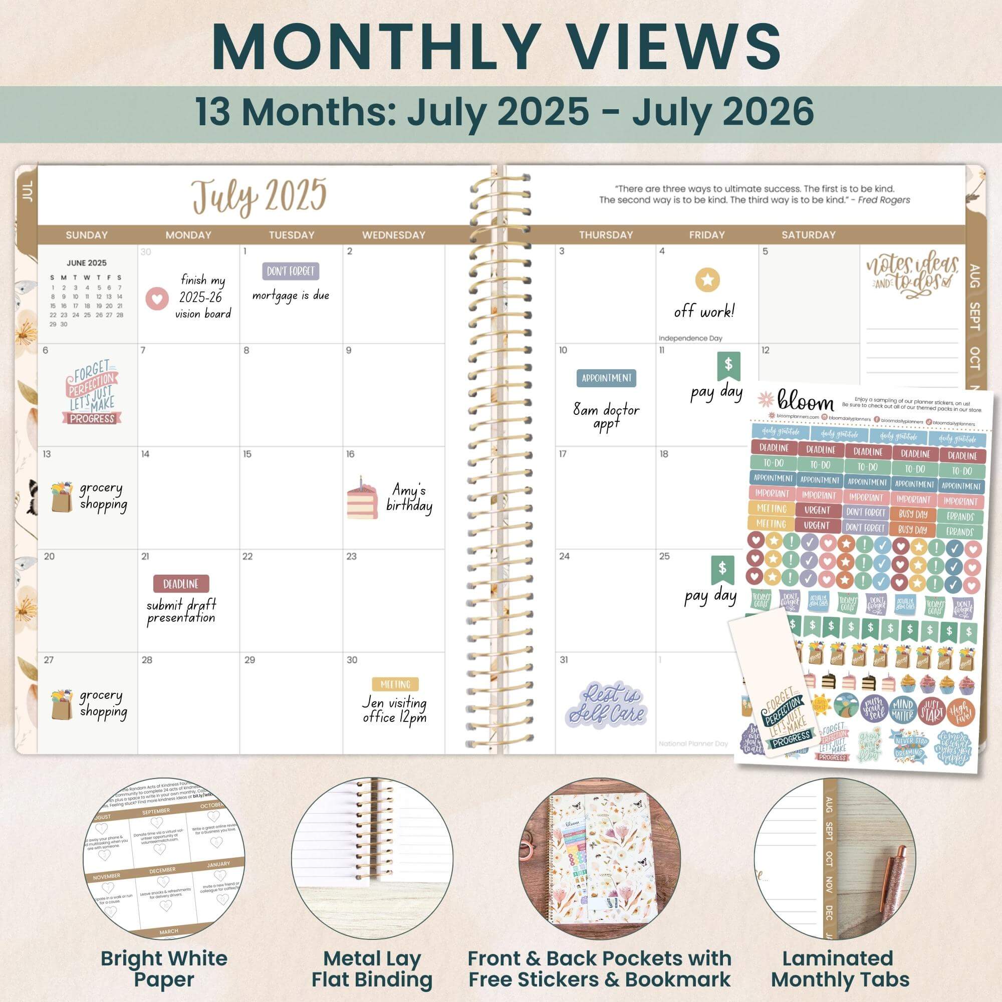 2025-26 Soft Cover Planner, 8.5