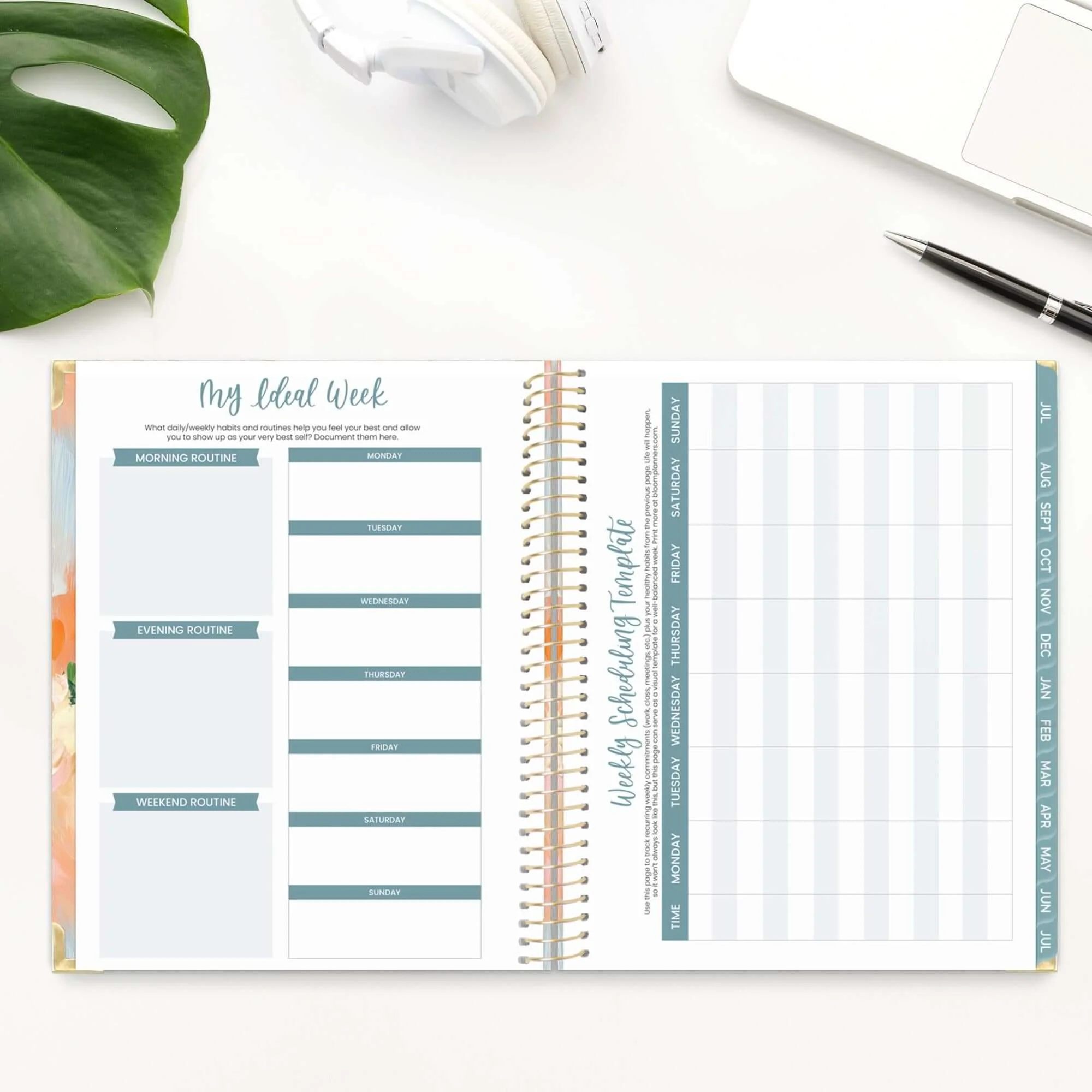 2025-26 Hard Cover Planner, 8.5