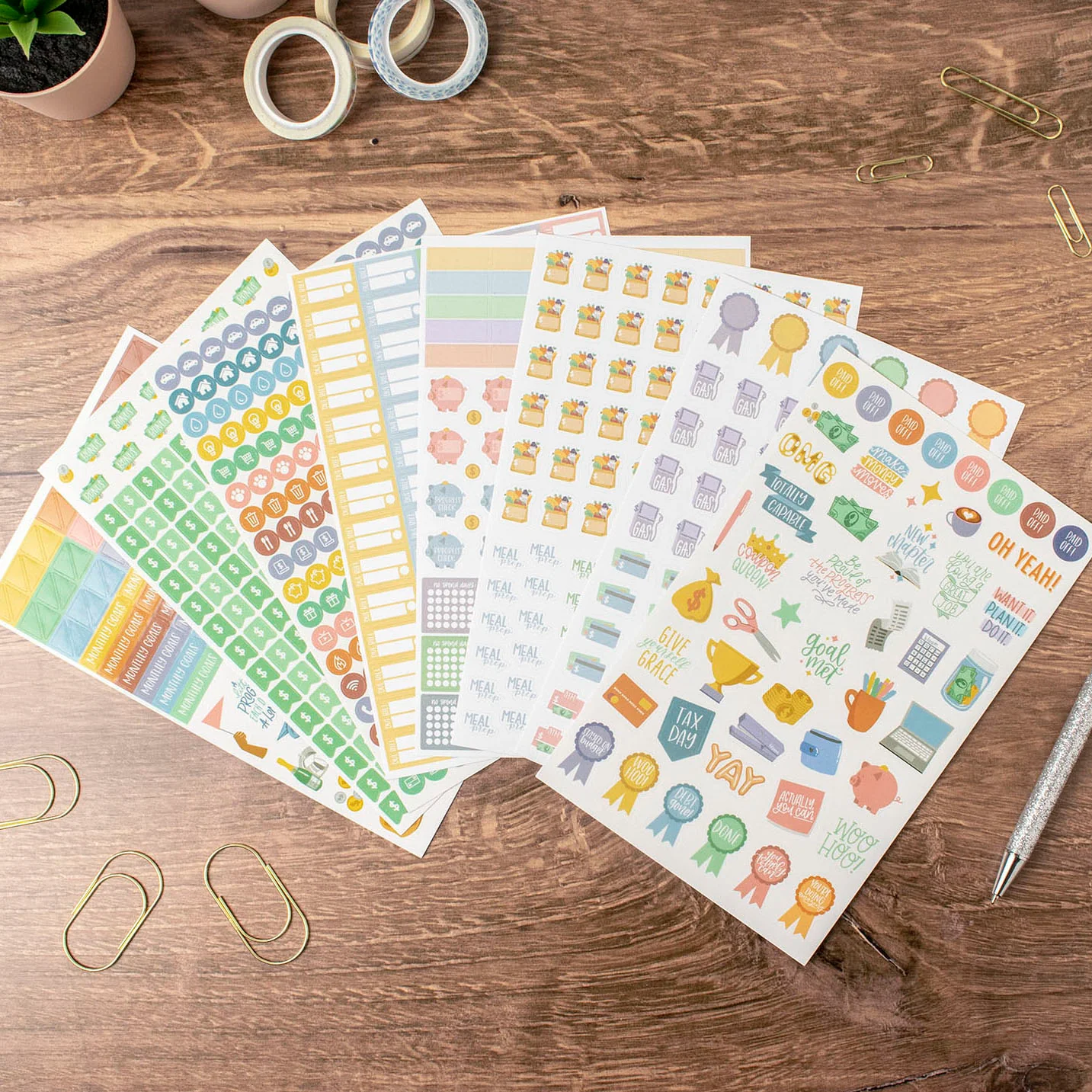 Planner Stickers, Budgeting Pack