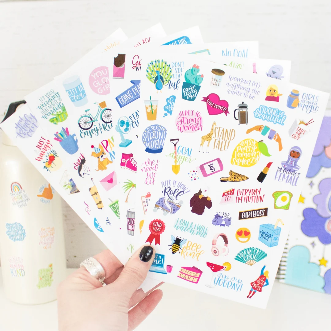 Planner Stickers, Female Empowerment Pack