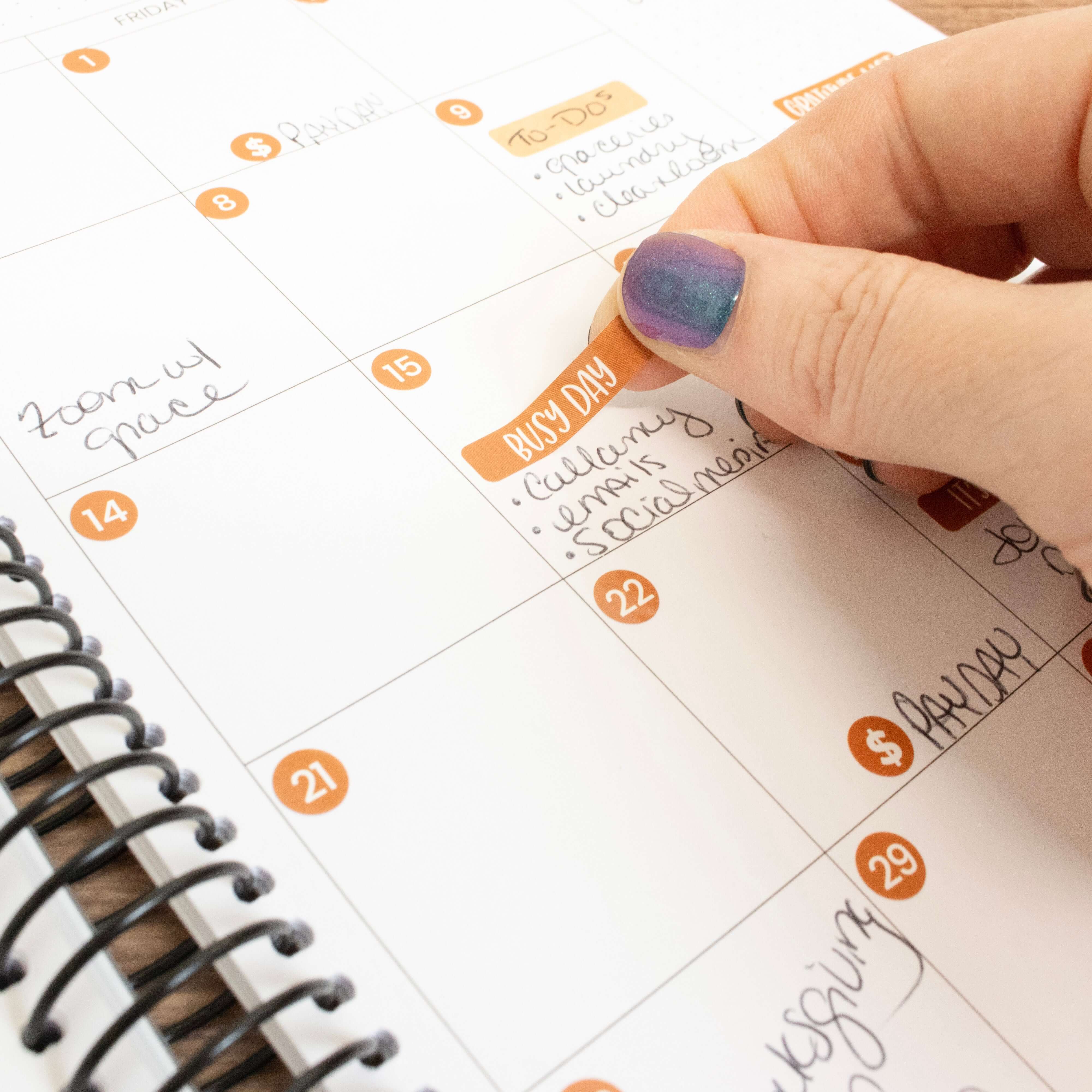 Planner Stickers, Calendar Essentials Pack, Sweater Weather