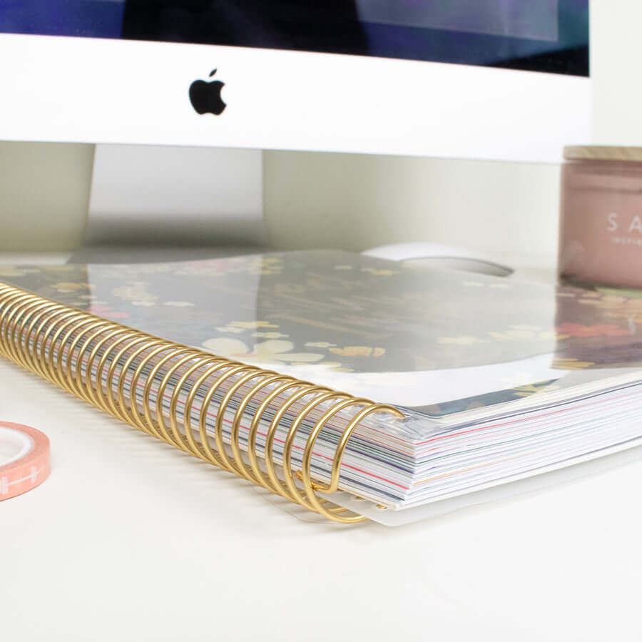 DATED 2025-26 Teacher Planner & Calendar, Interchangeable Cover, Bold & Bright