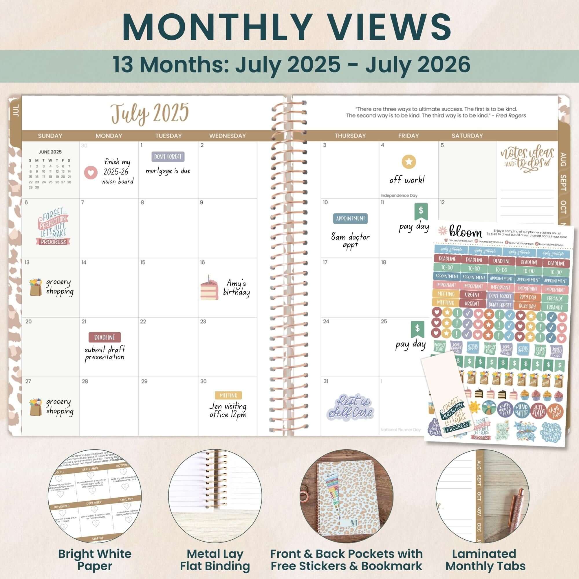 2025-26 Soft Cover Planner, 8.5