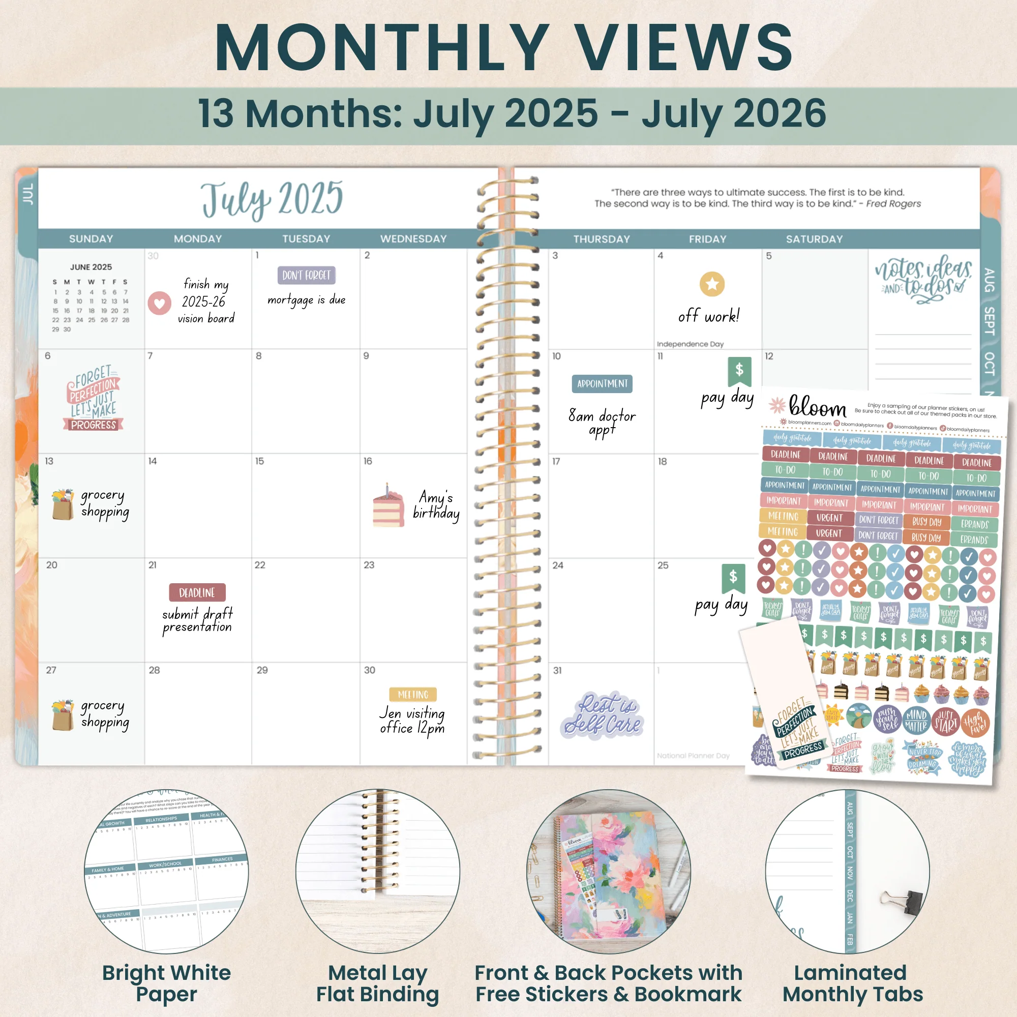 2025-26 Soft Cover Planner, 8.5