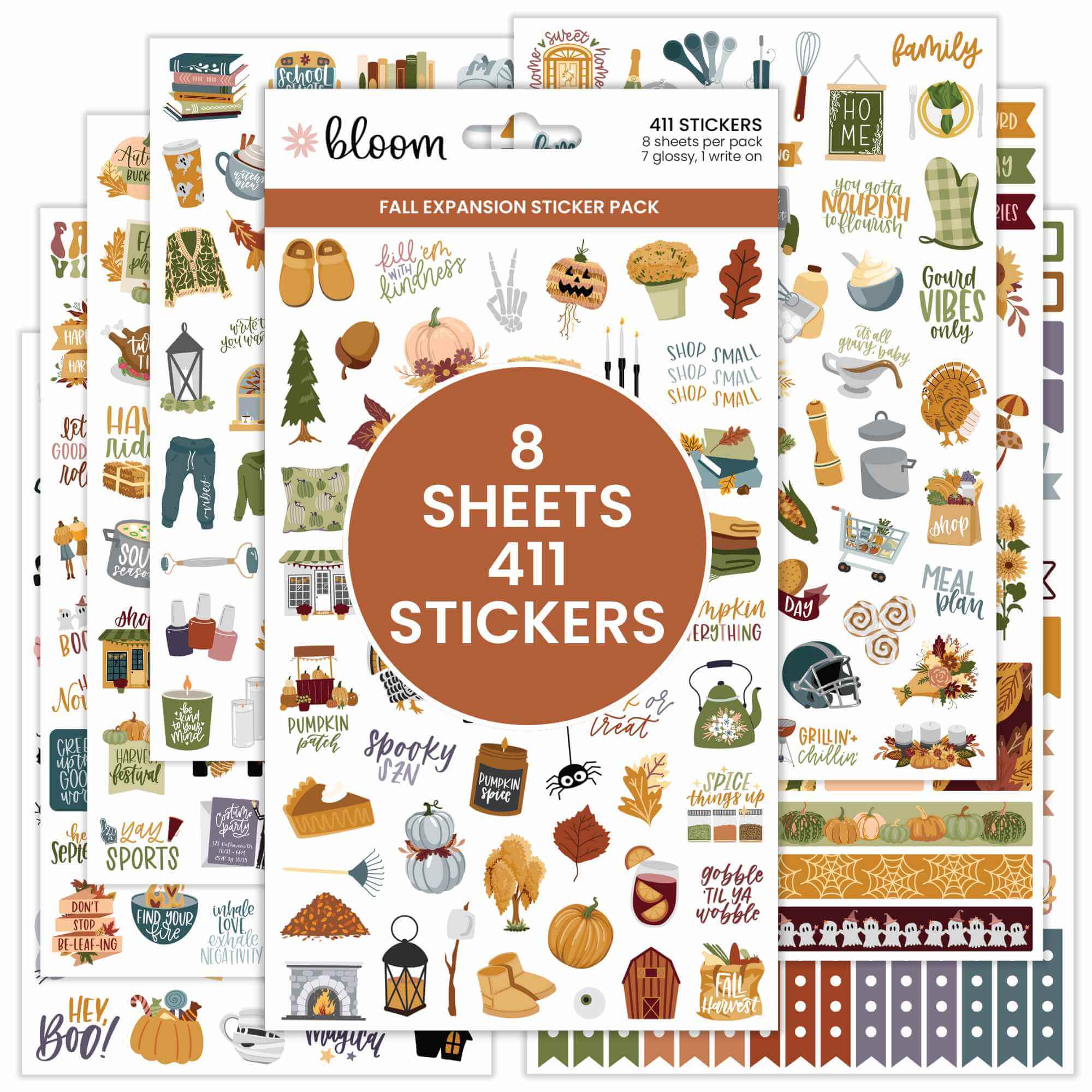 Planner Stickers, Fall Expansion Pack
