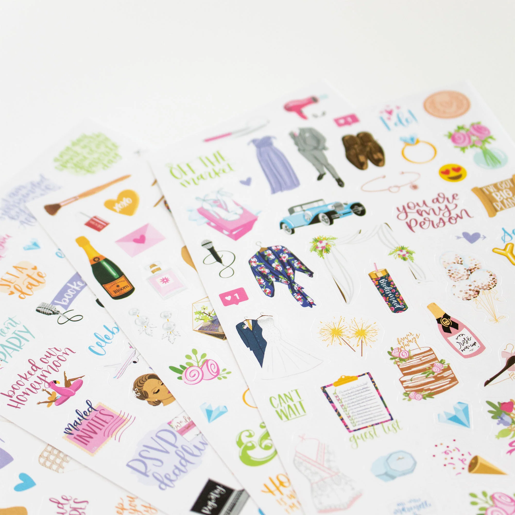 Planner Stickers, Wedding Planning Pack