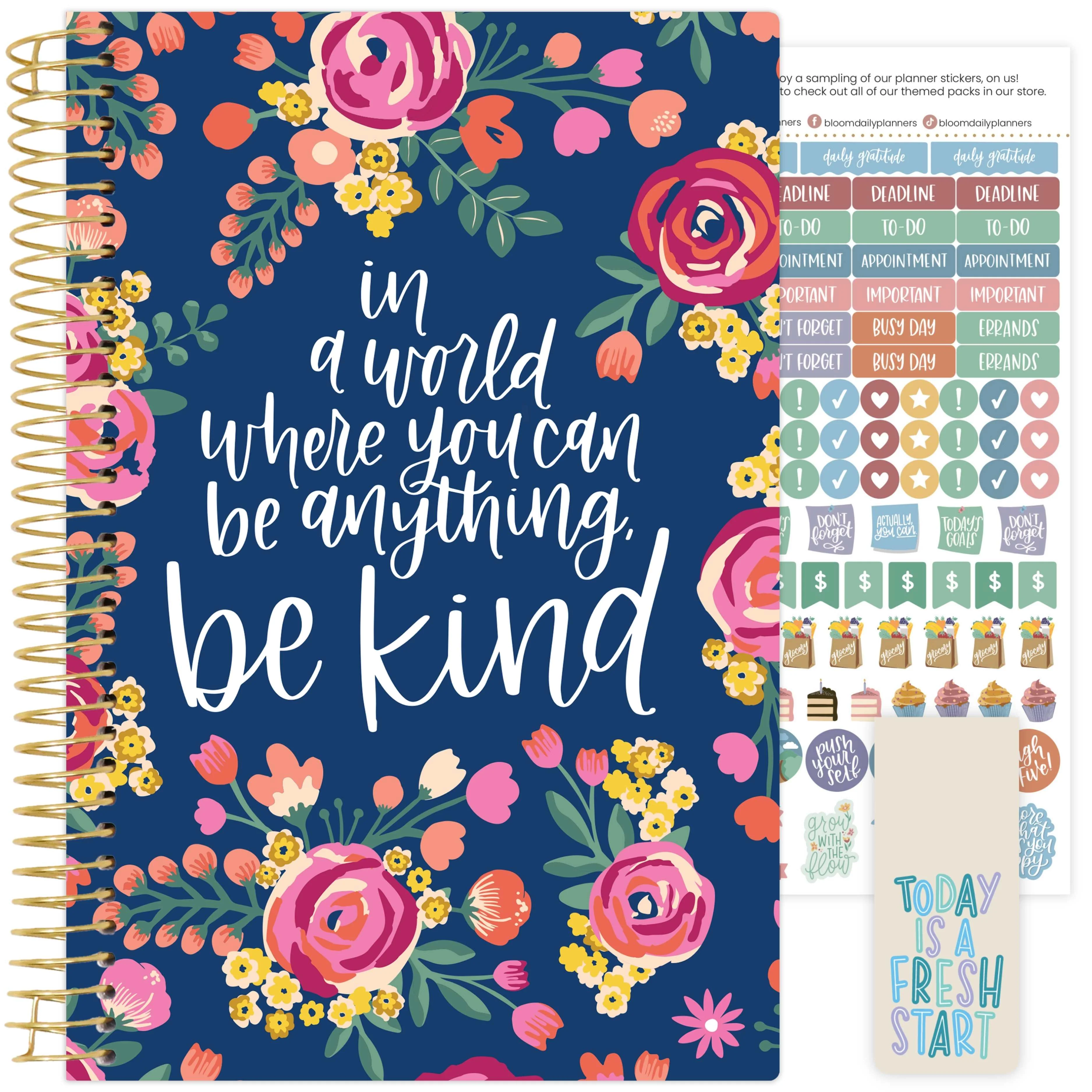 Undated Soft Cover Planner, 5.5