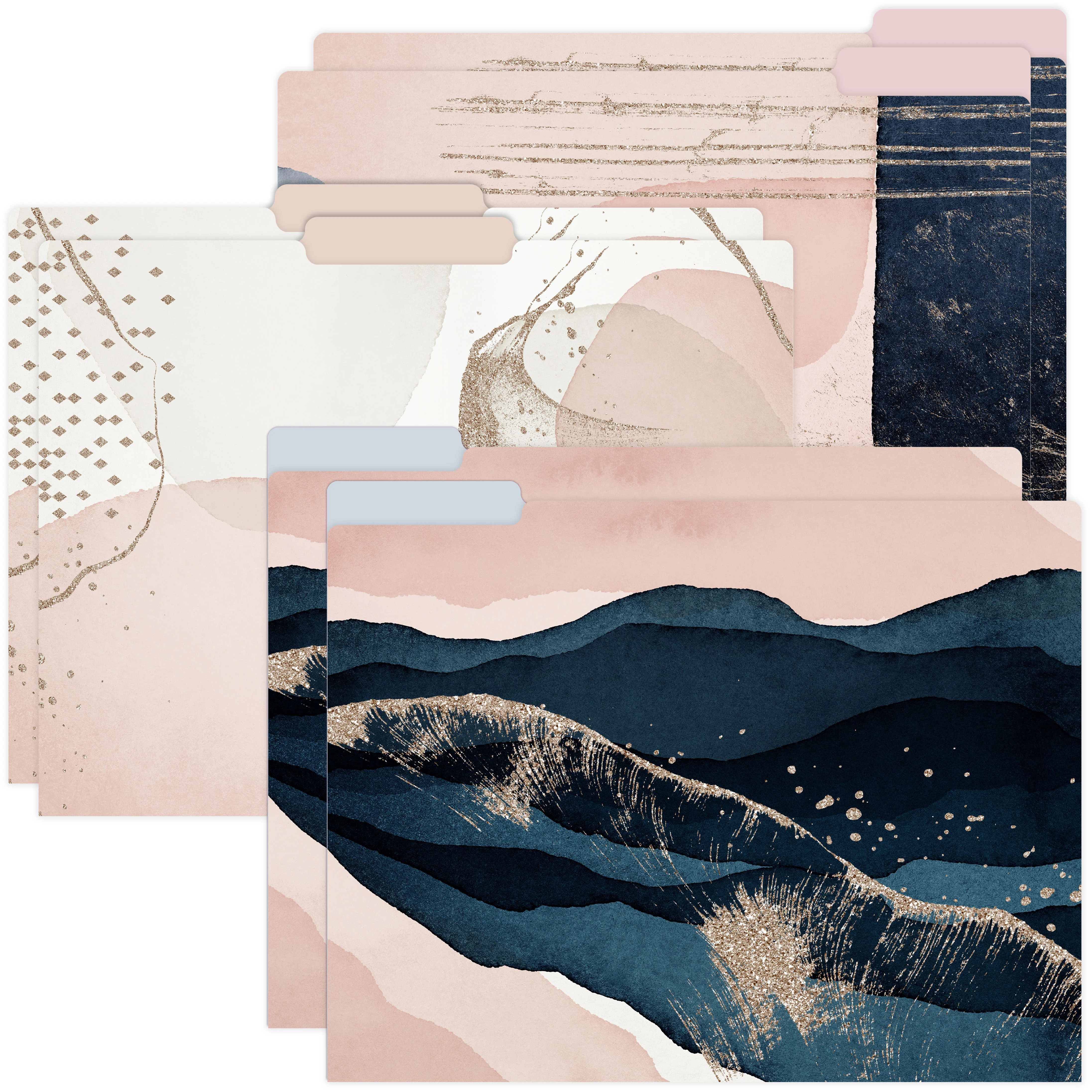 File Folder Set, 6 Pack, Golden Hour