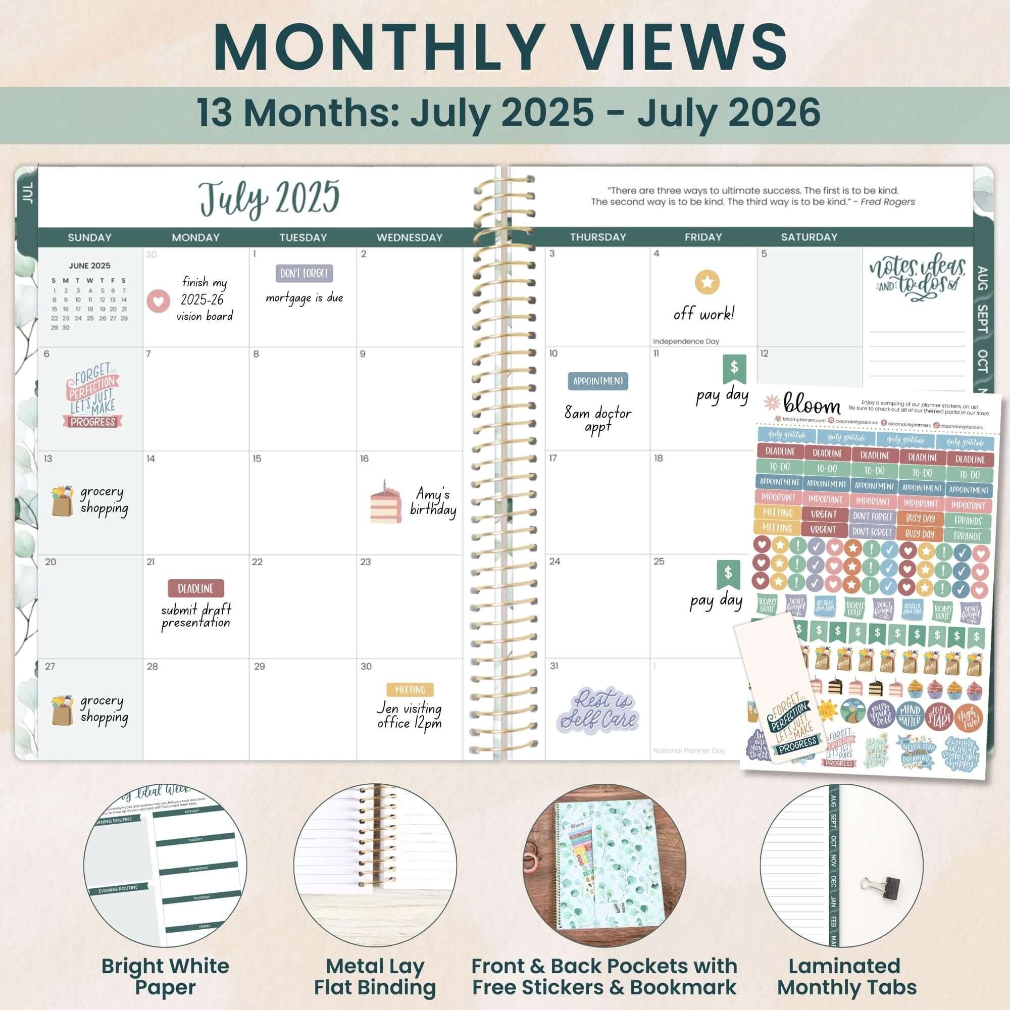 2025-26 Soft Cover Planner, 8.5