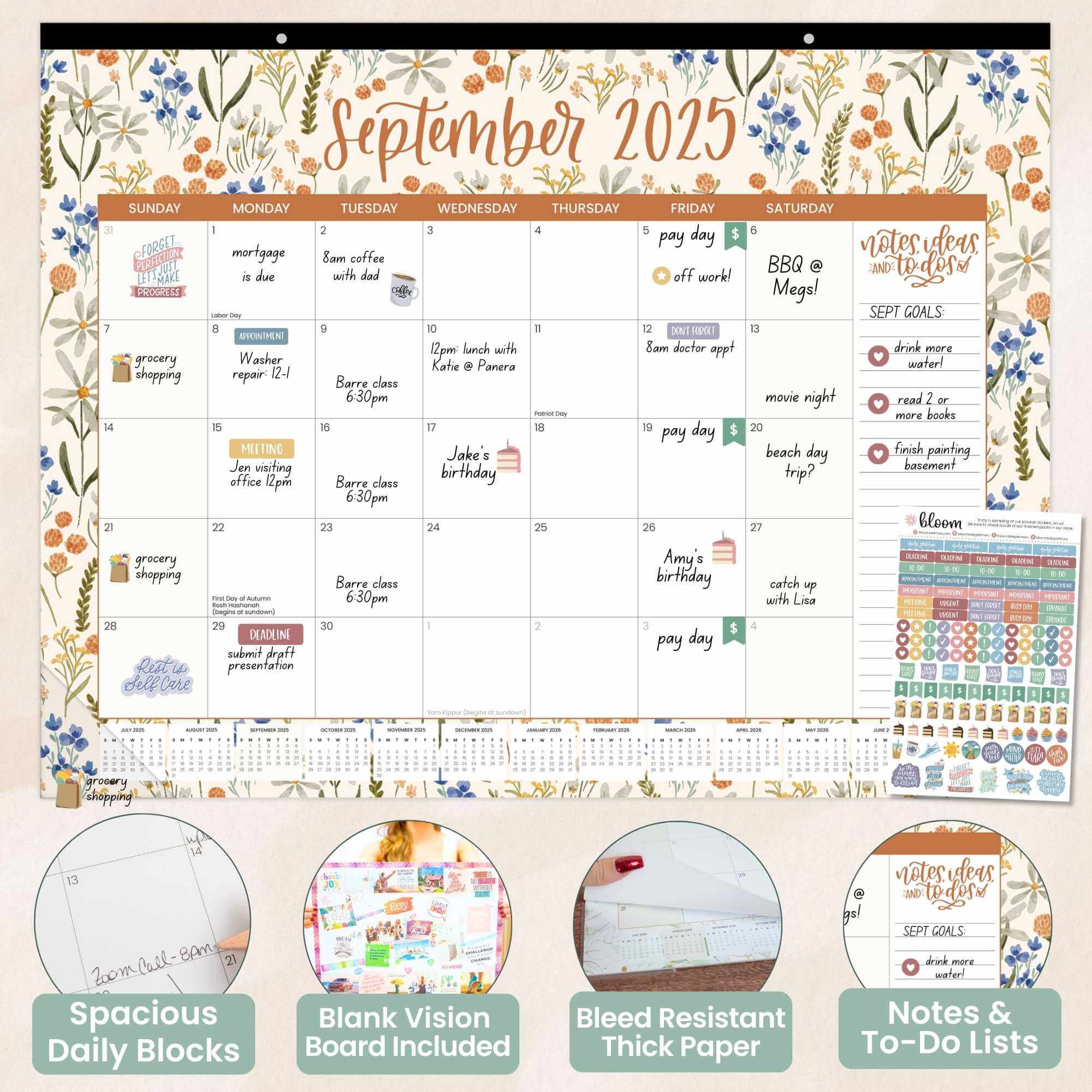 2025-26 Desk & Wall Calendar, 16