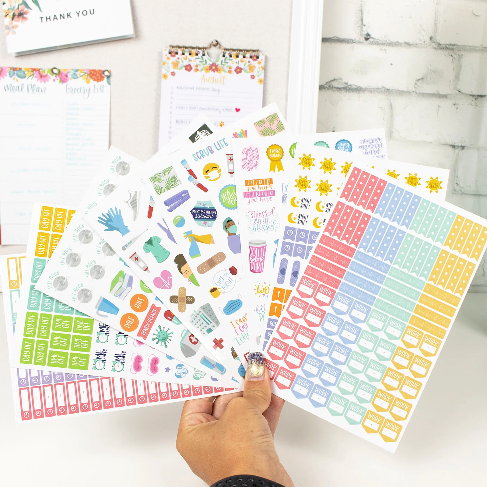 Planner Stickers, Healthcare Heroes Pack