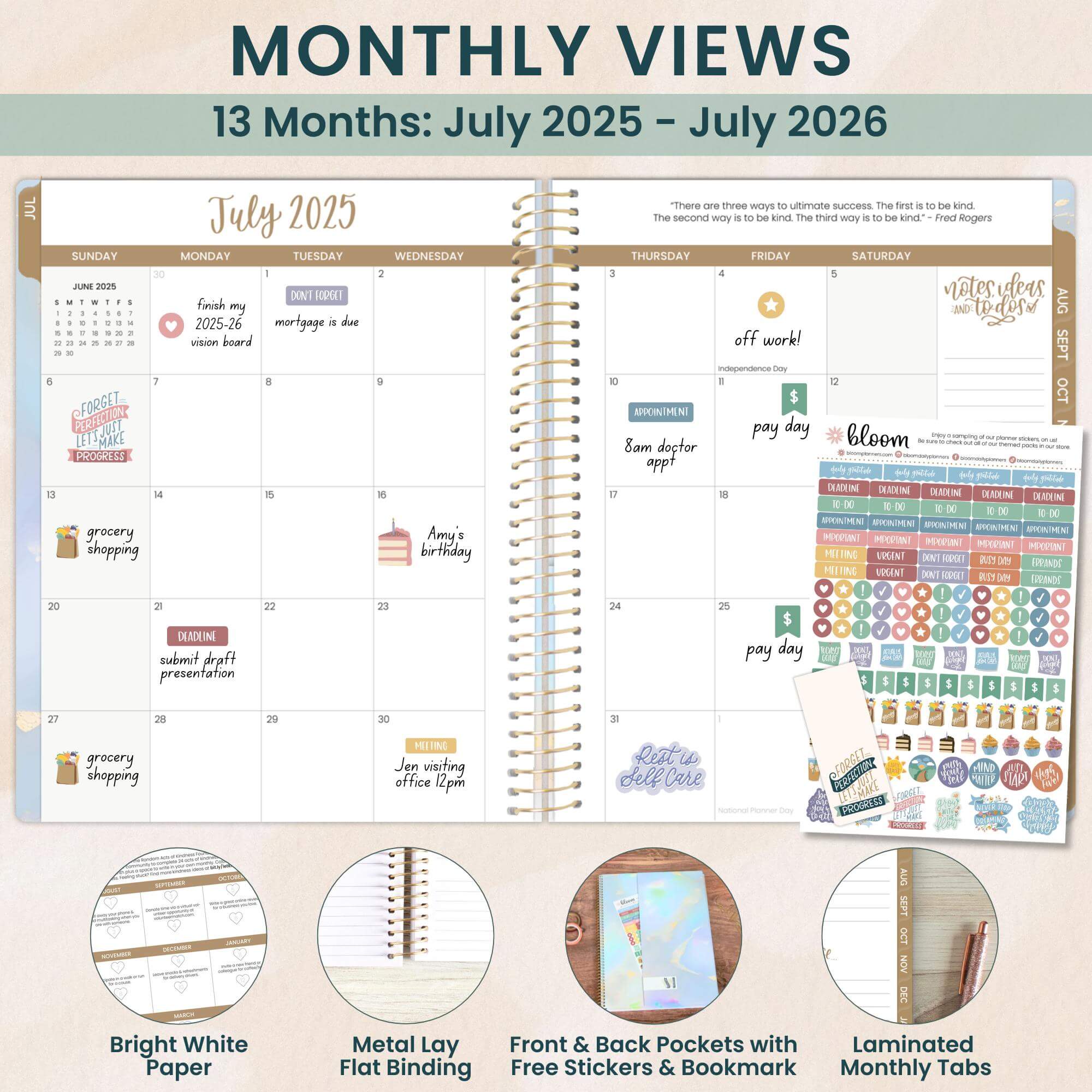 2025-26 Soft Cover Planner, 8.5