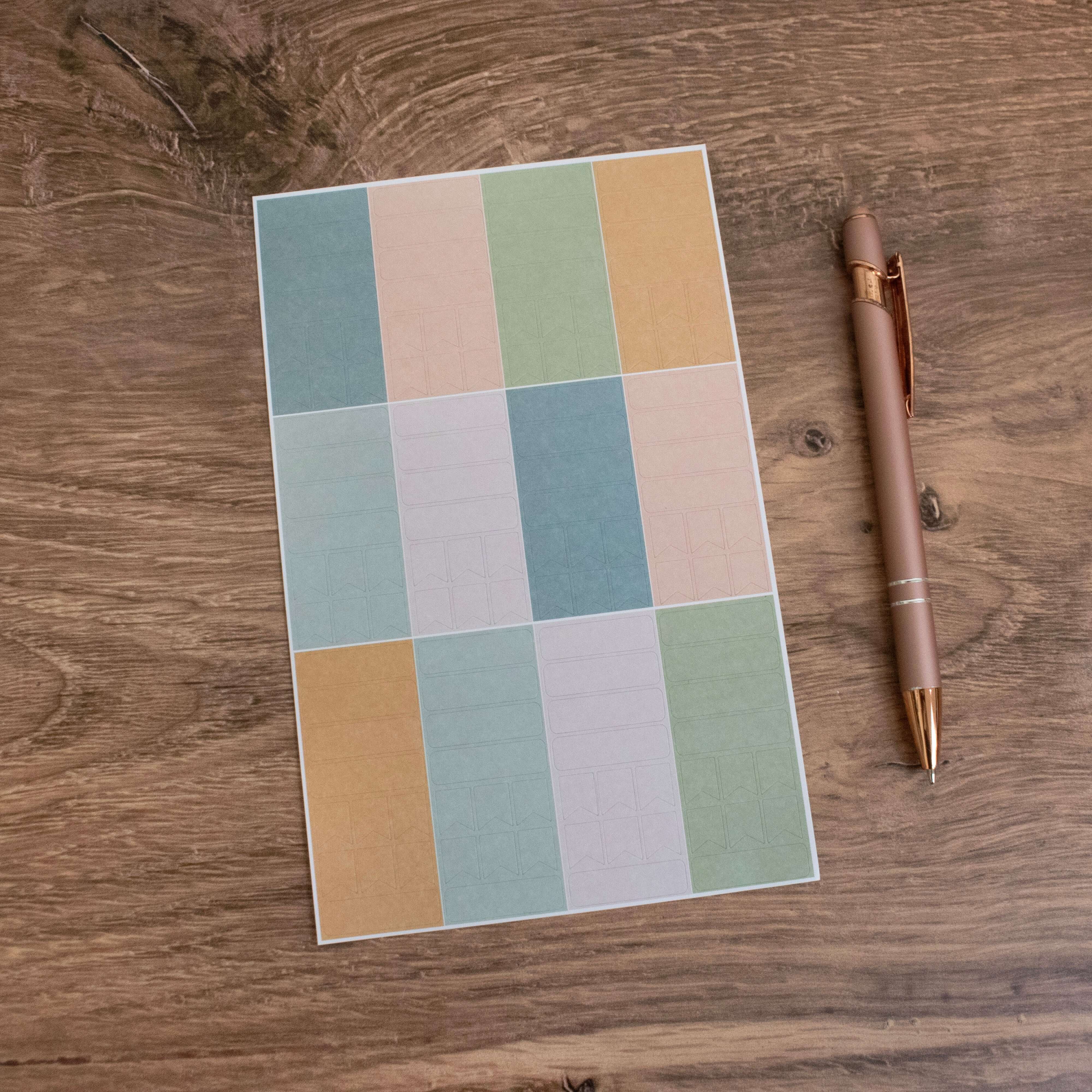 Planner Stickers, Calendar Essentials Pack, Sweater Weather