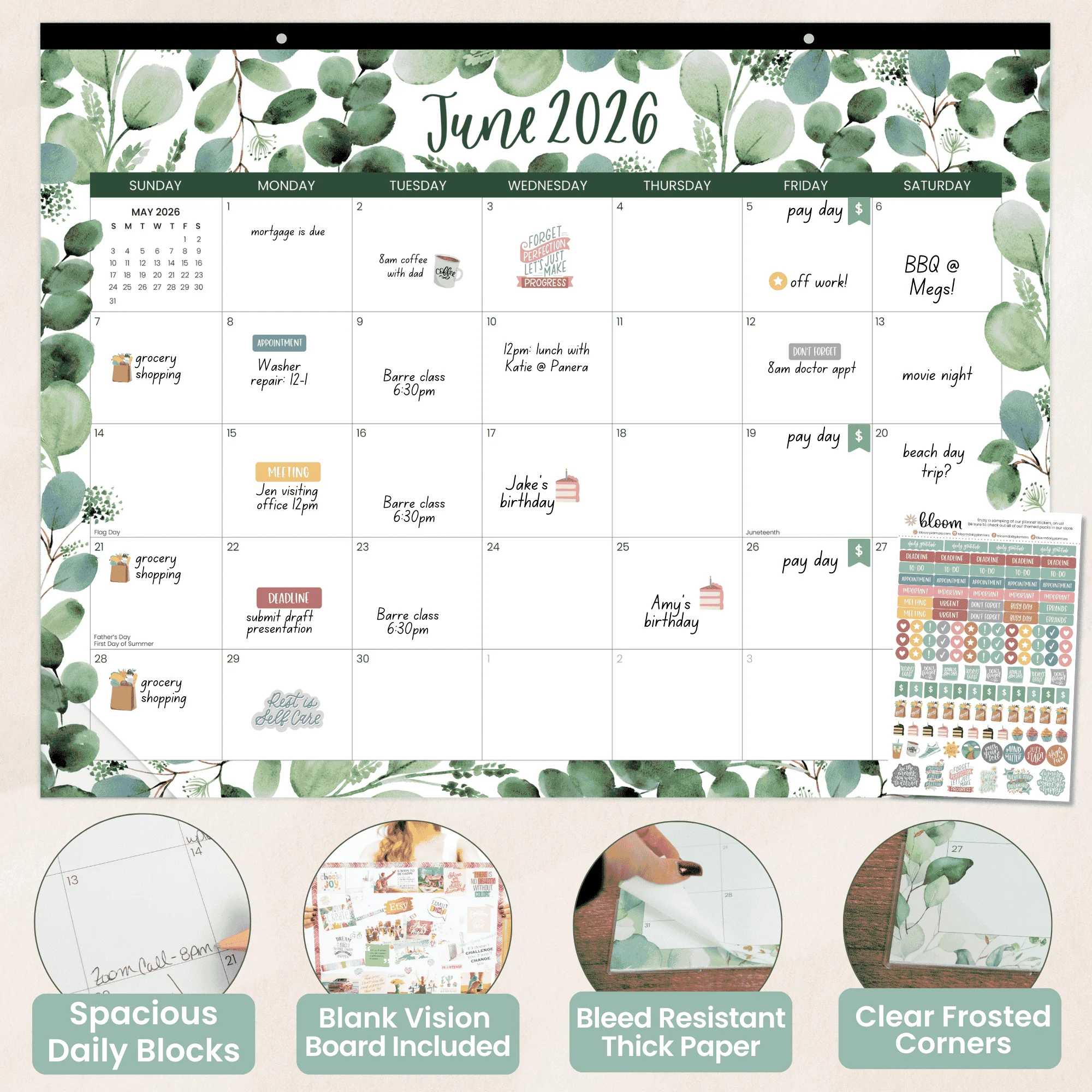 2025-26 Desk & Wall Calendar, 16