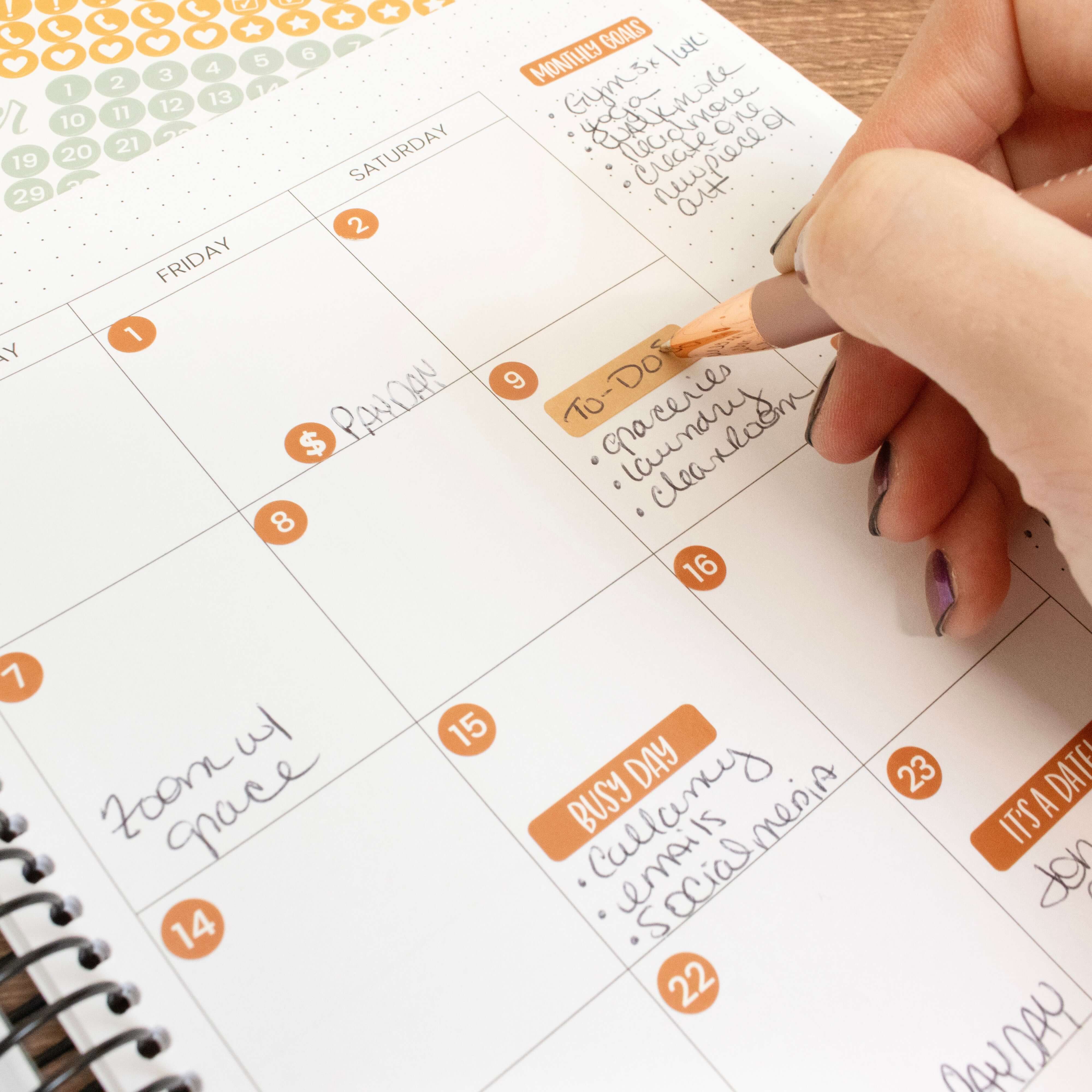 Planner Stickers, Calendar Essentials Pack, Sweater Weather