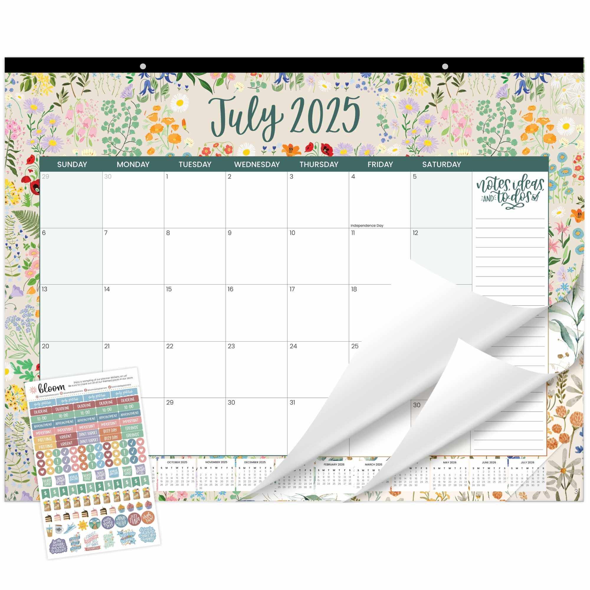 2025-26 Desk & Wall Calendar, 16