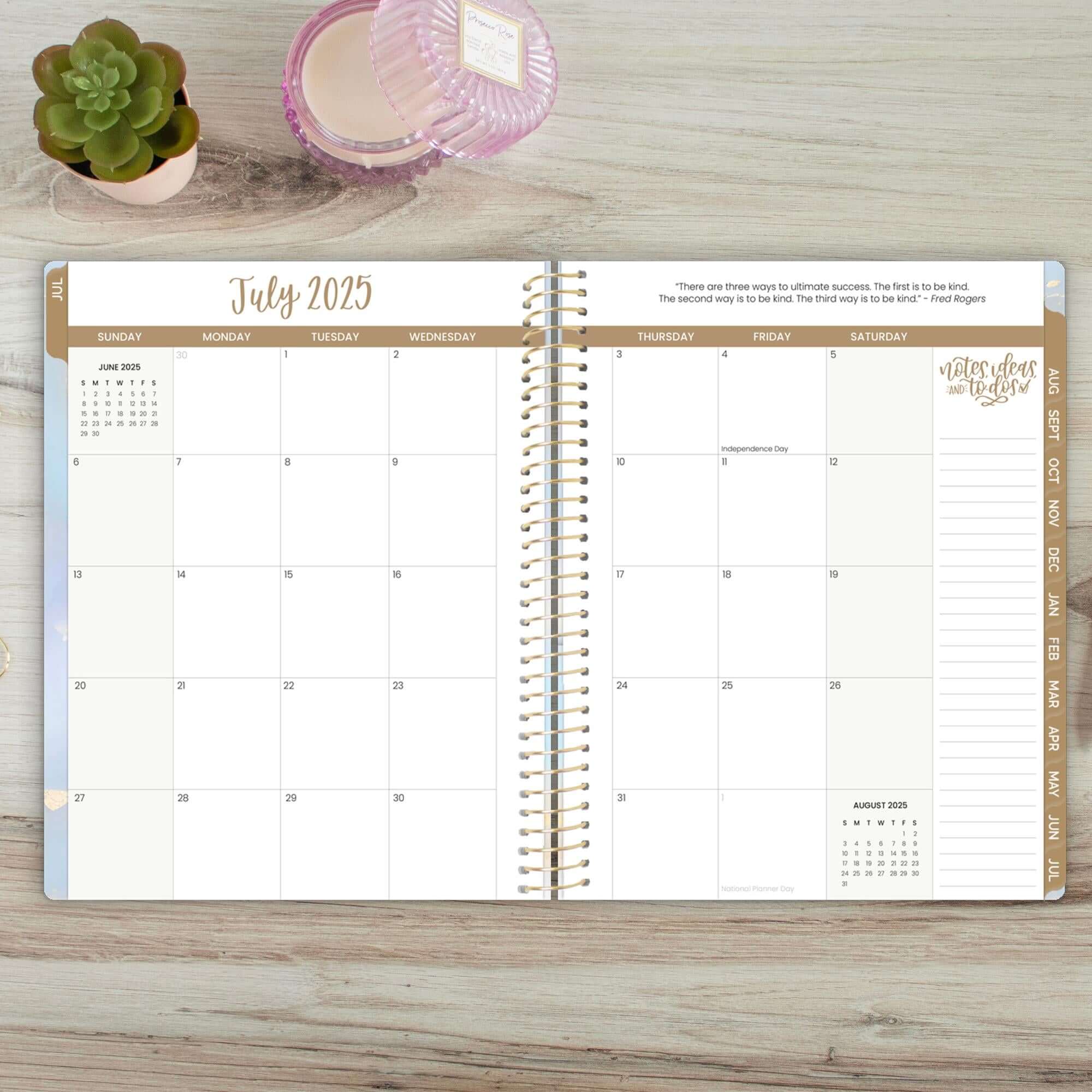 2025-26 Soft Cover Planner, 8.5