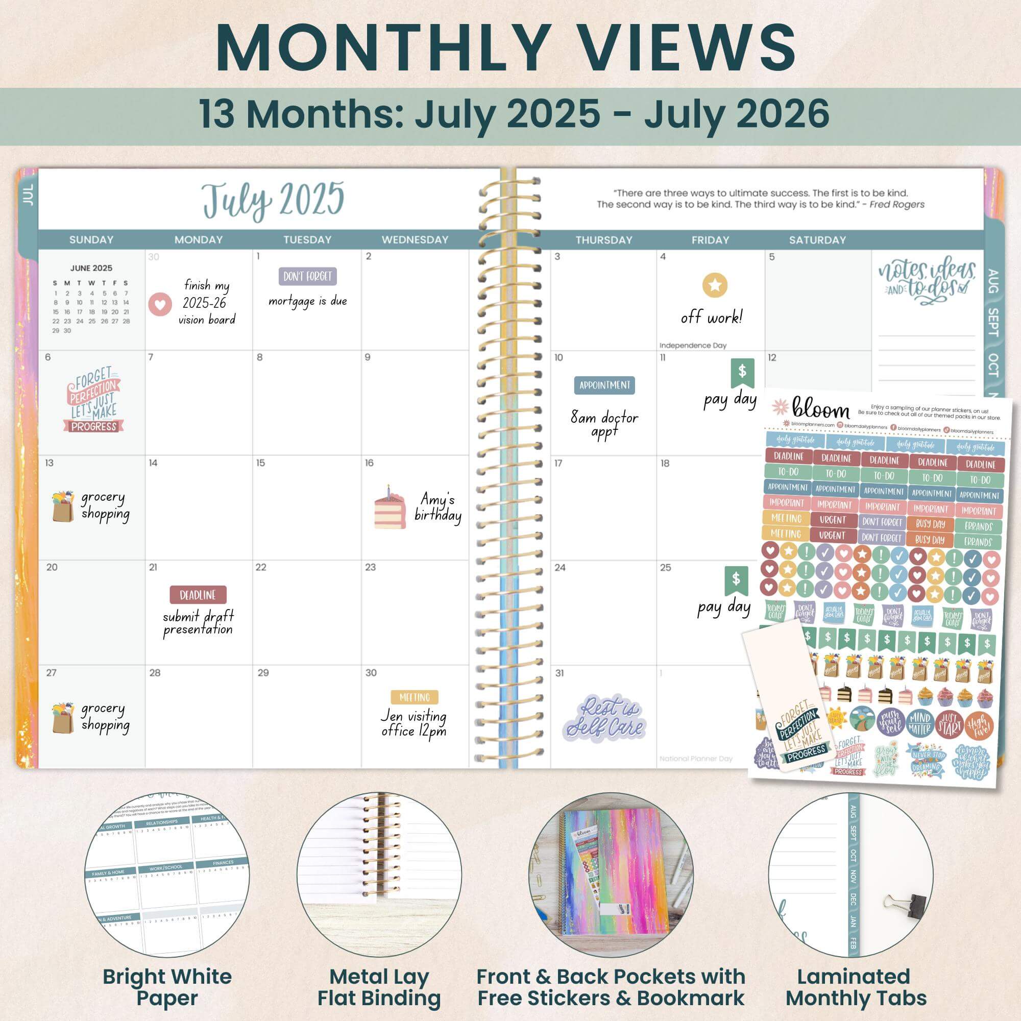 2025-26 Soft Cover Planner, 8.5