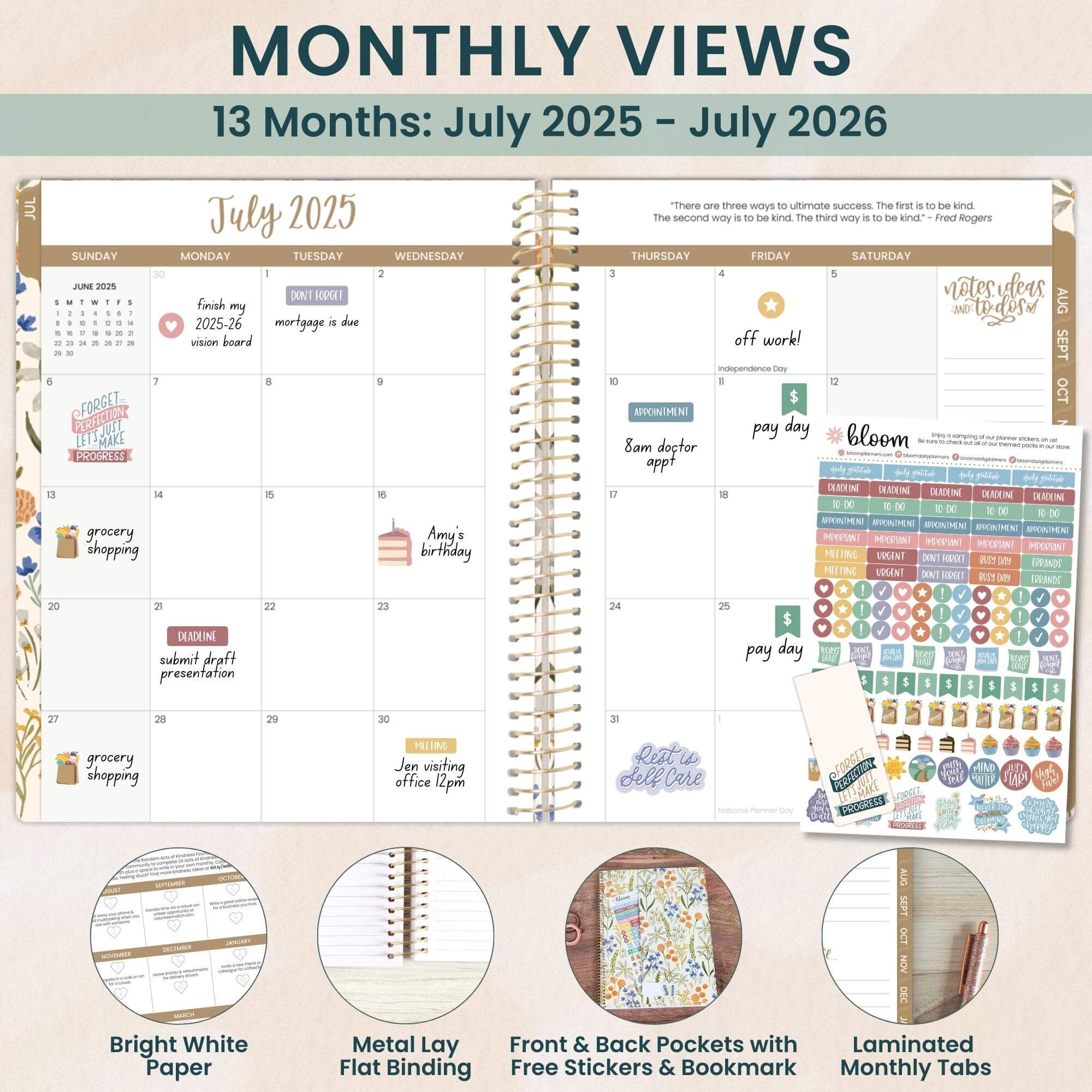 2025-26 Soft Cover Planner, 8.5