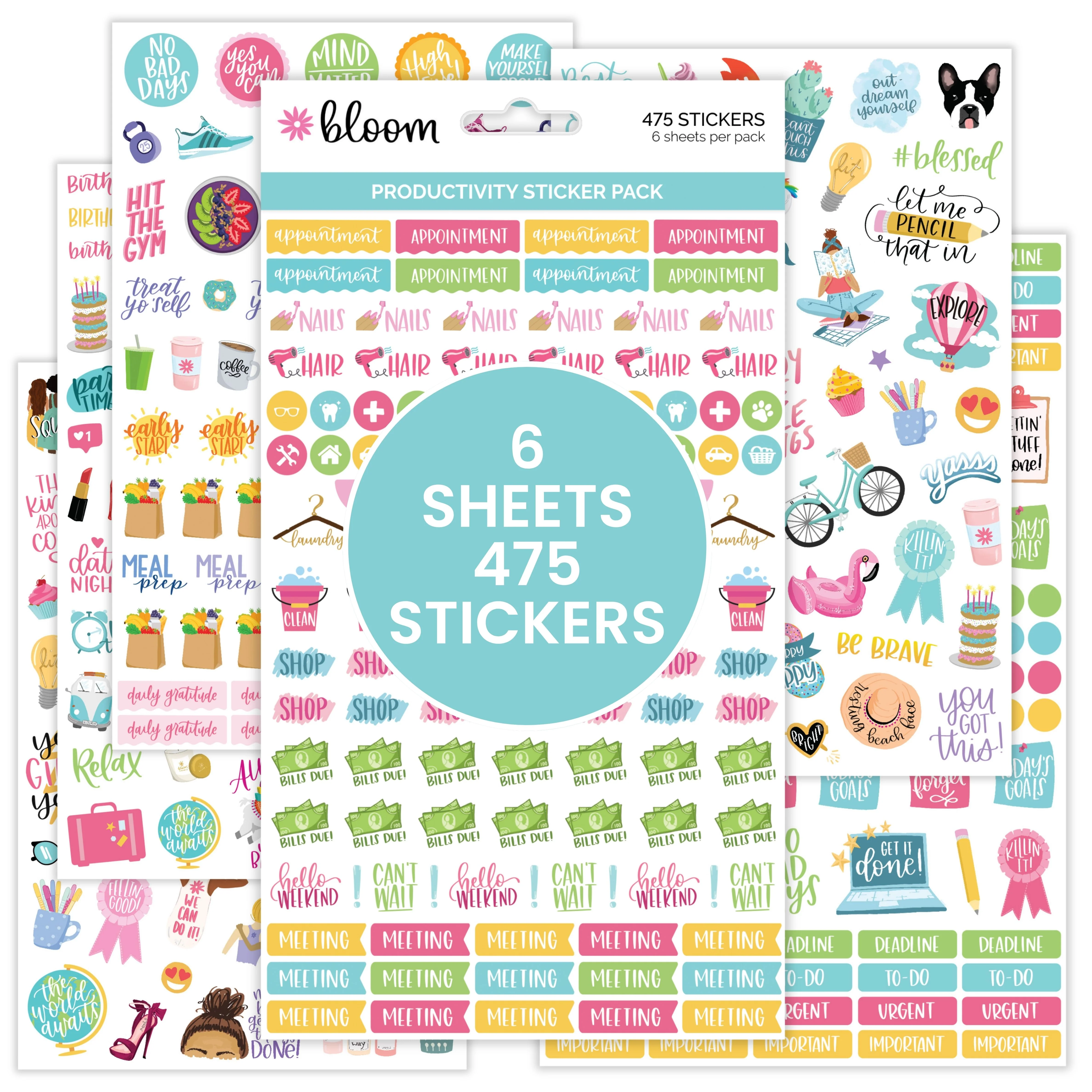 Planner Stickers, Productivity Pack
