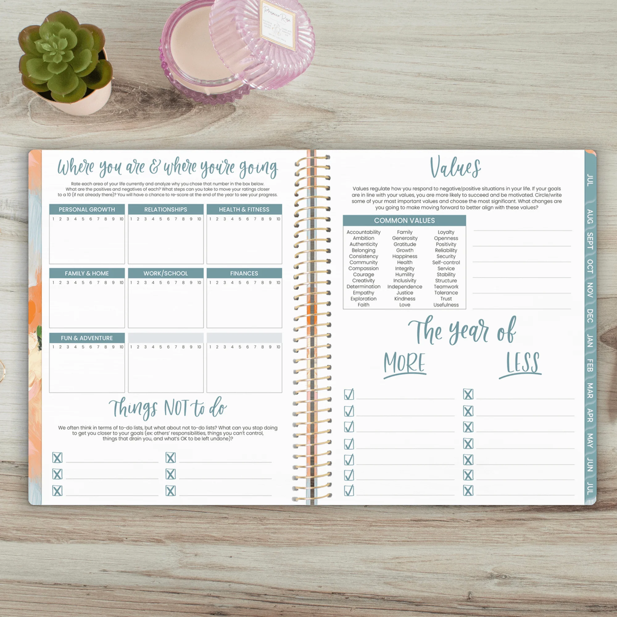 2025-26 Soft Cover Planner, 8.5