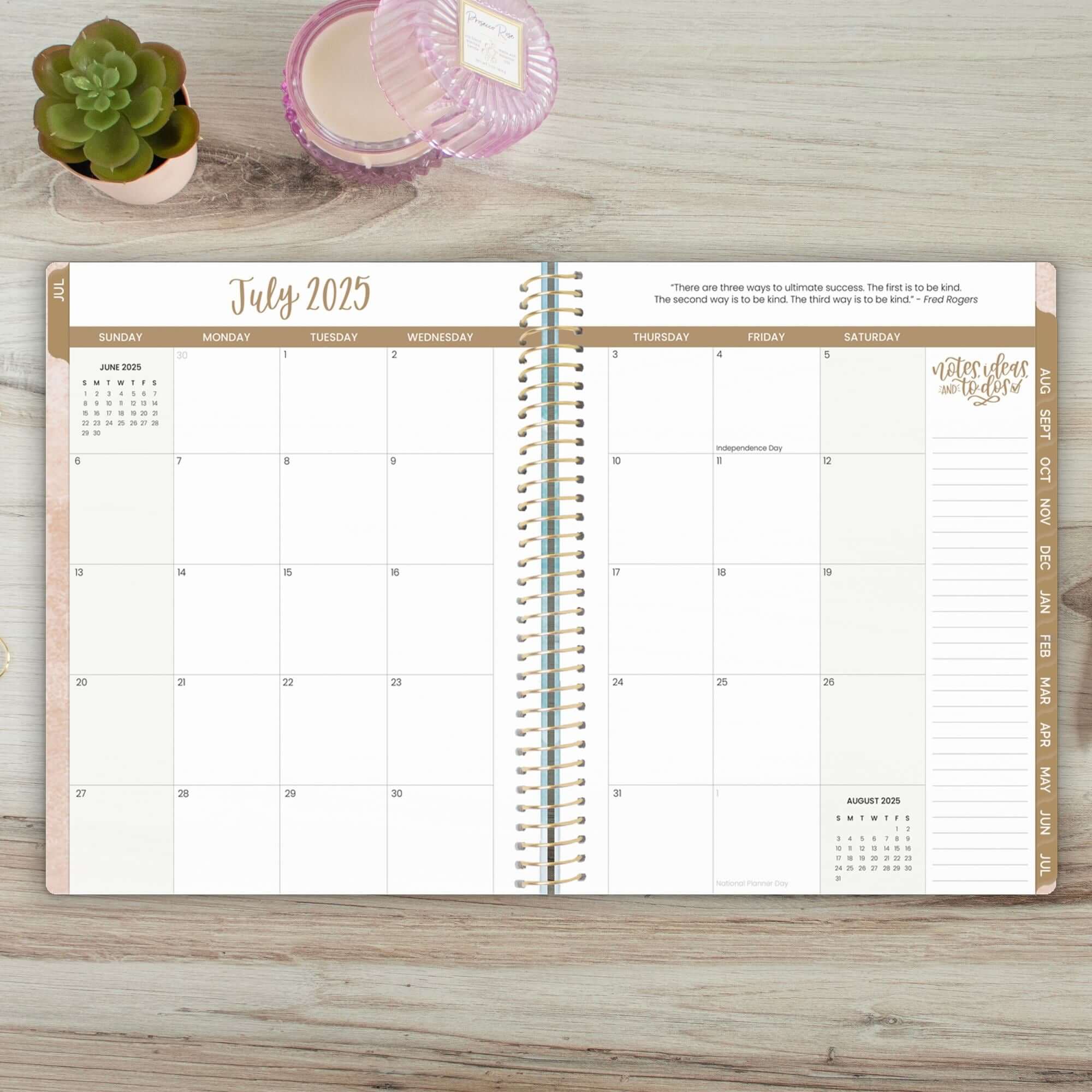 2025-26 Soft Cover Planner, 8.5