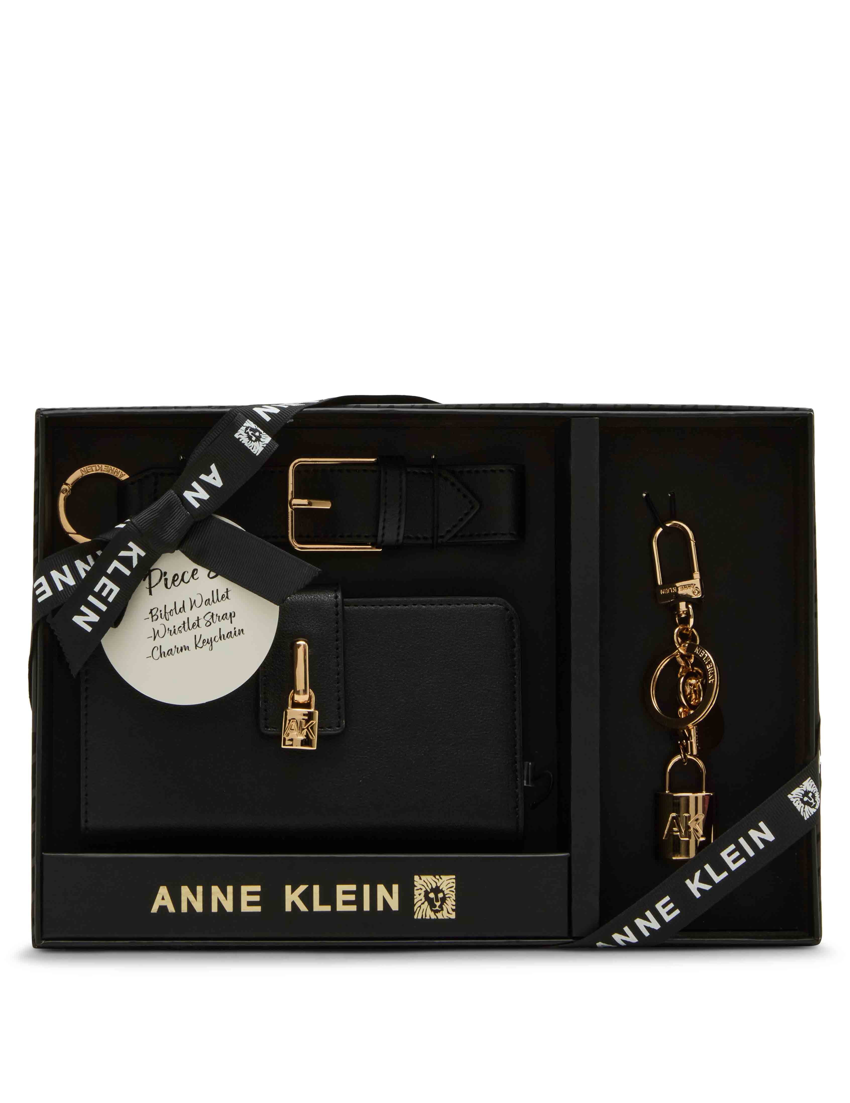 2 Piece Gift Set with Lock Wristlet and AK Bag Charm