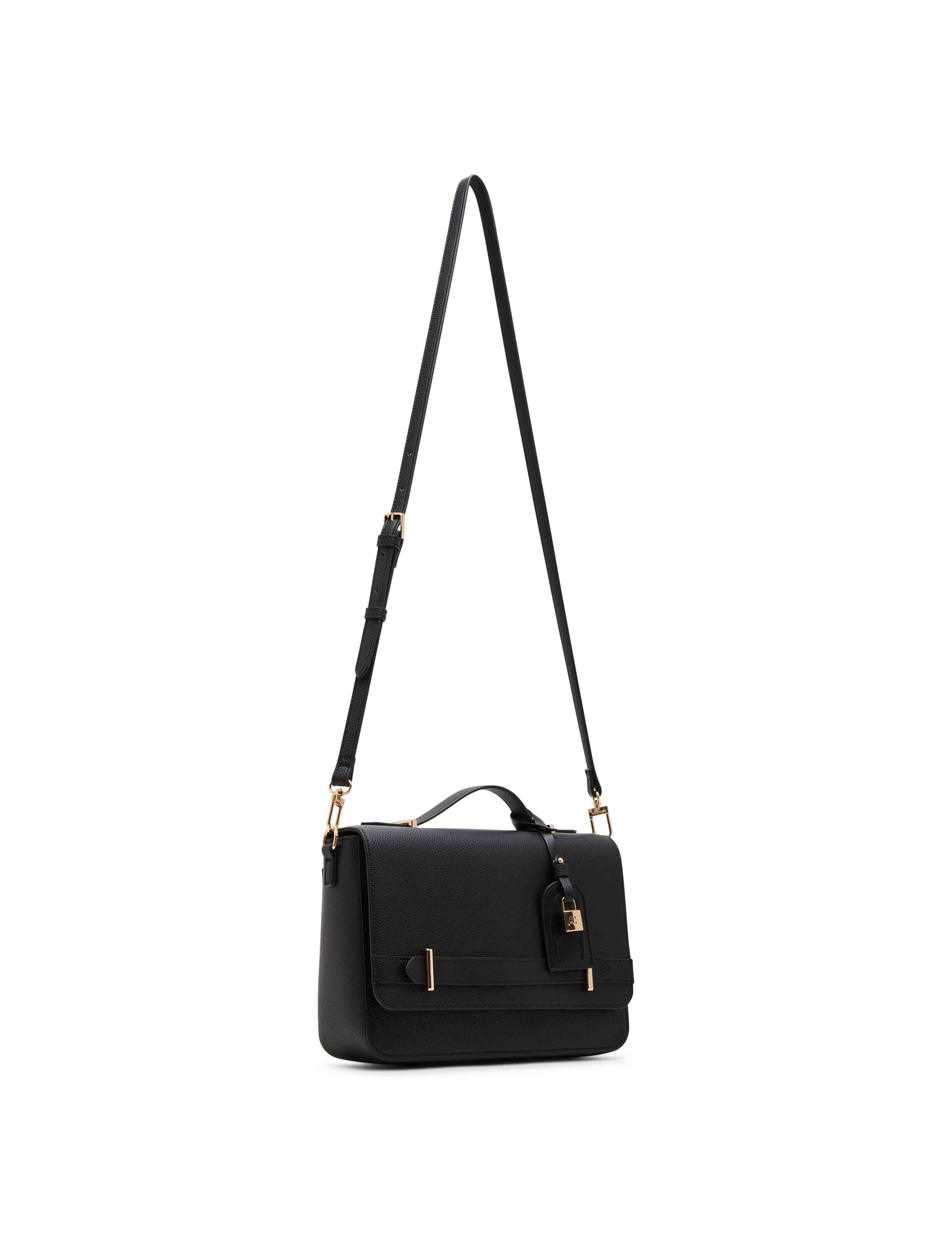 Belted Flap Crossbody With Convertible Strap