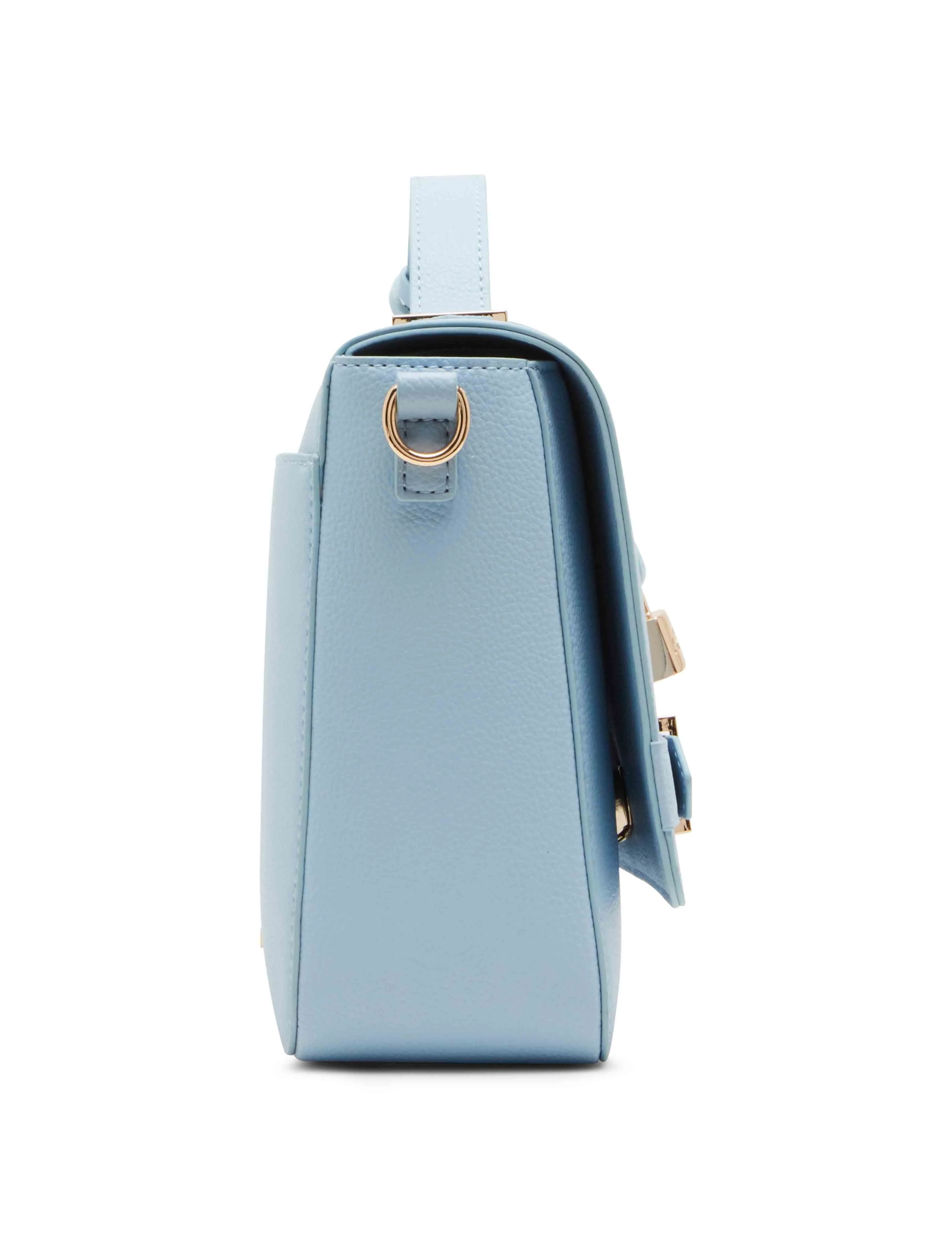 Belted Flap Crossbody With Convertible Strap