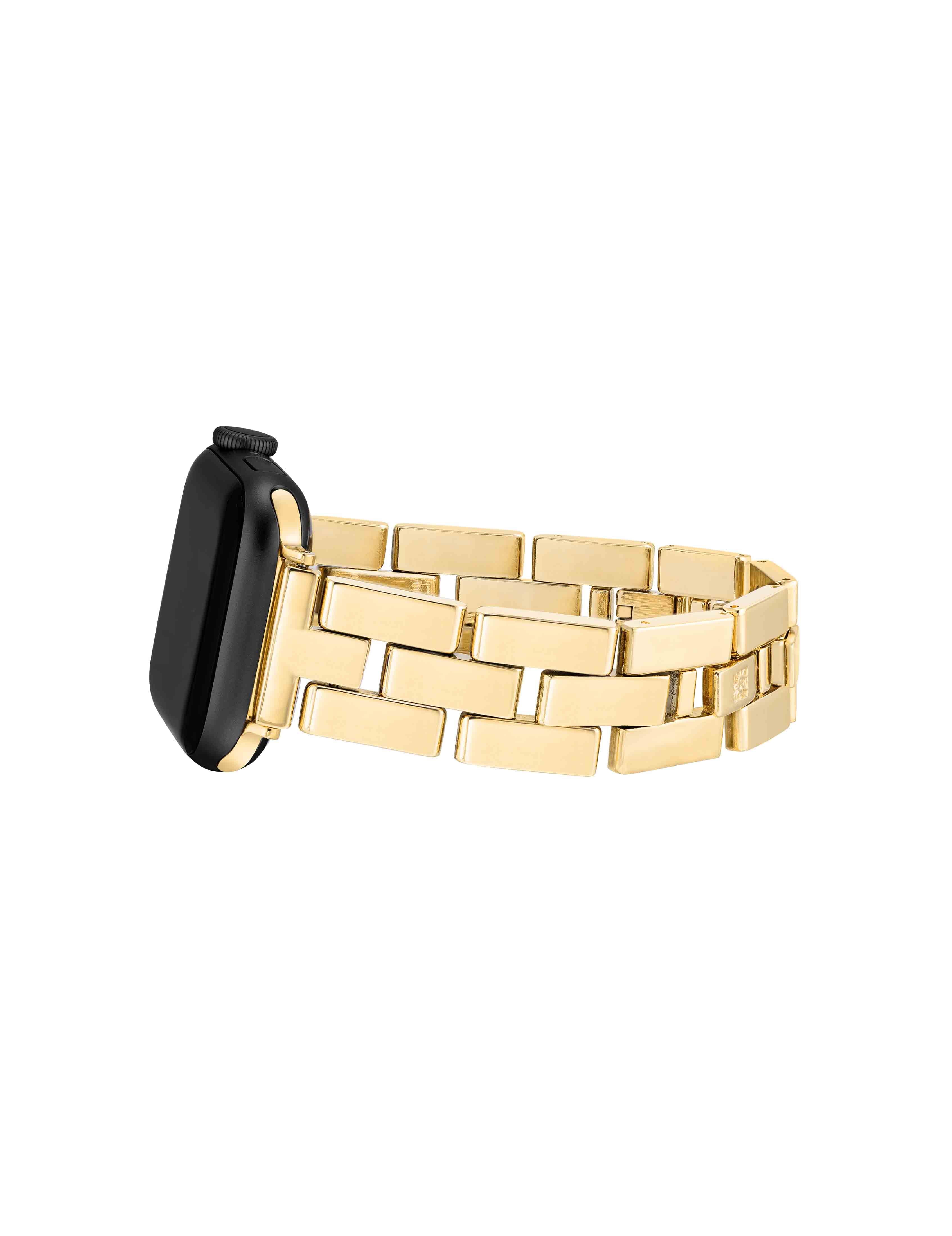 Polished Metal Link Bracelet  Band for Apple Watch®