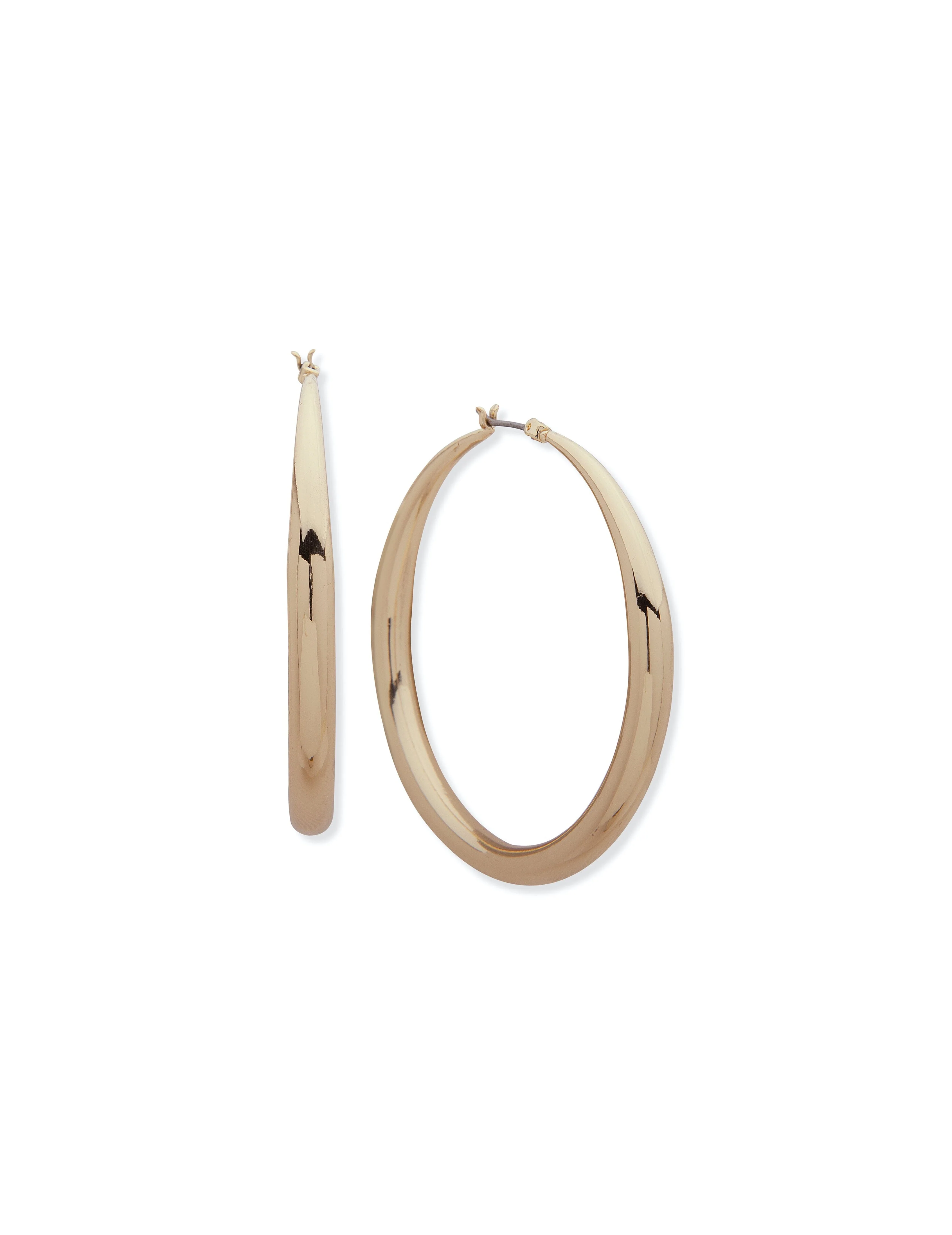 Tapered Hoop Earrings