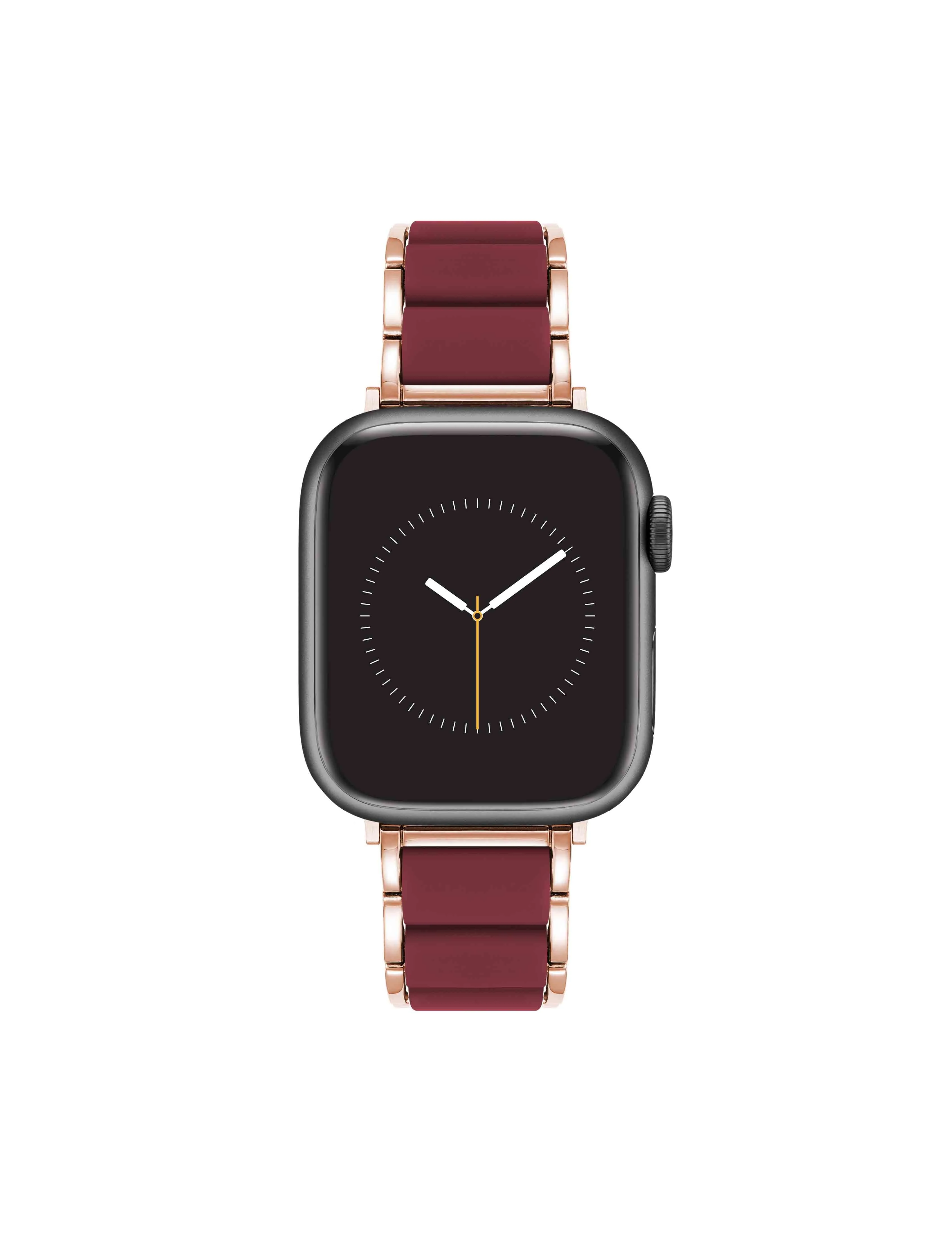 Rubberized Link Bracelet Band for Apple Watch®