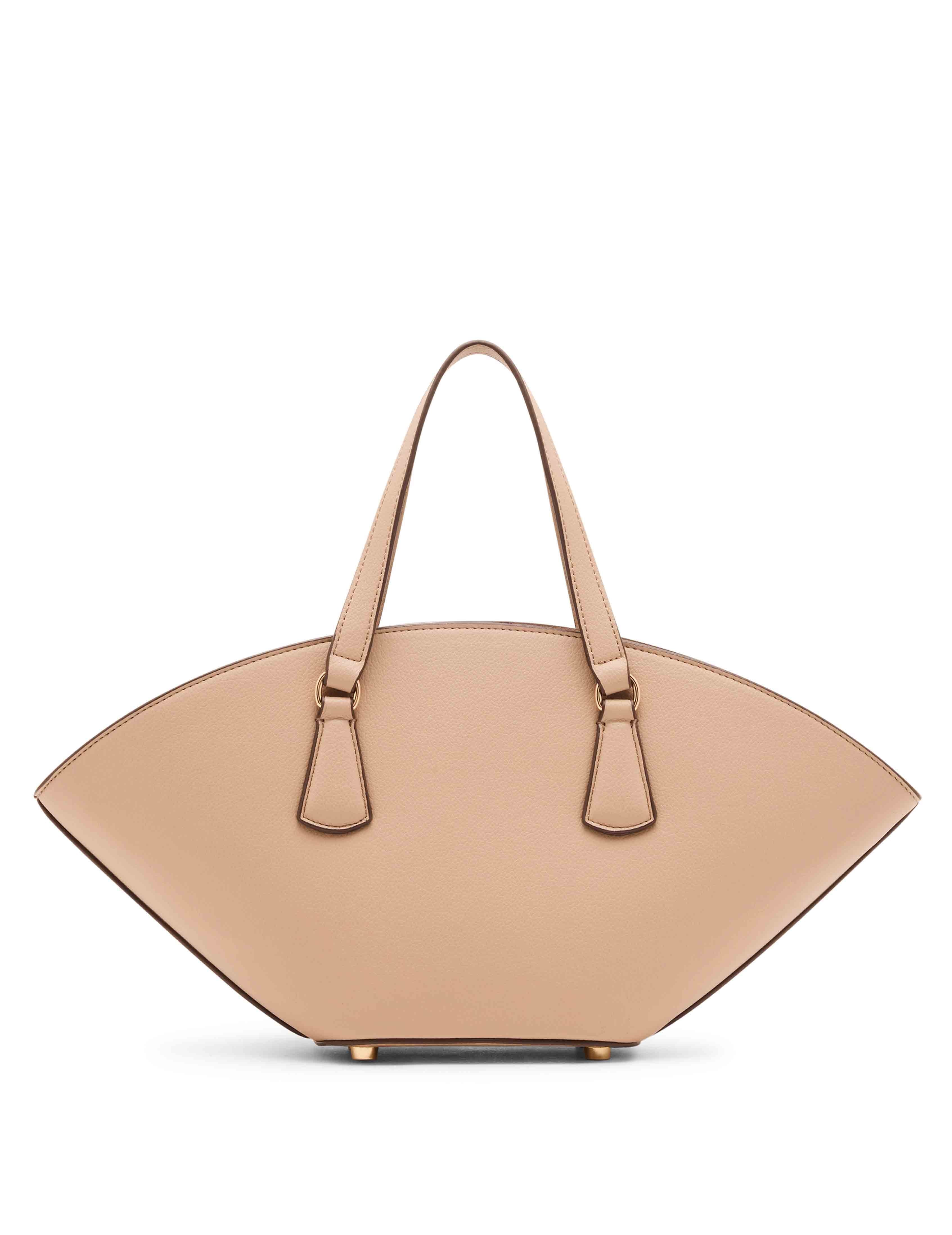 Small Curved Tote with Convertible Strap