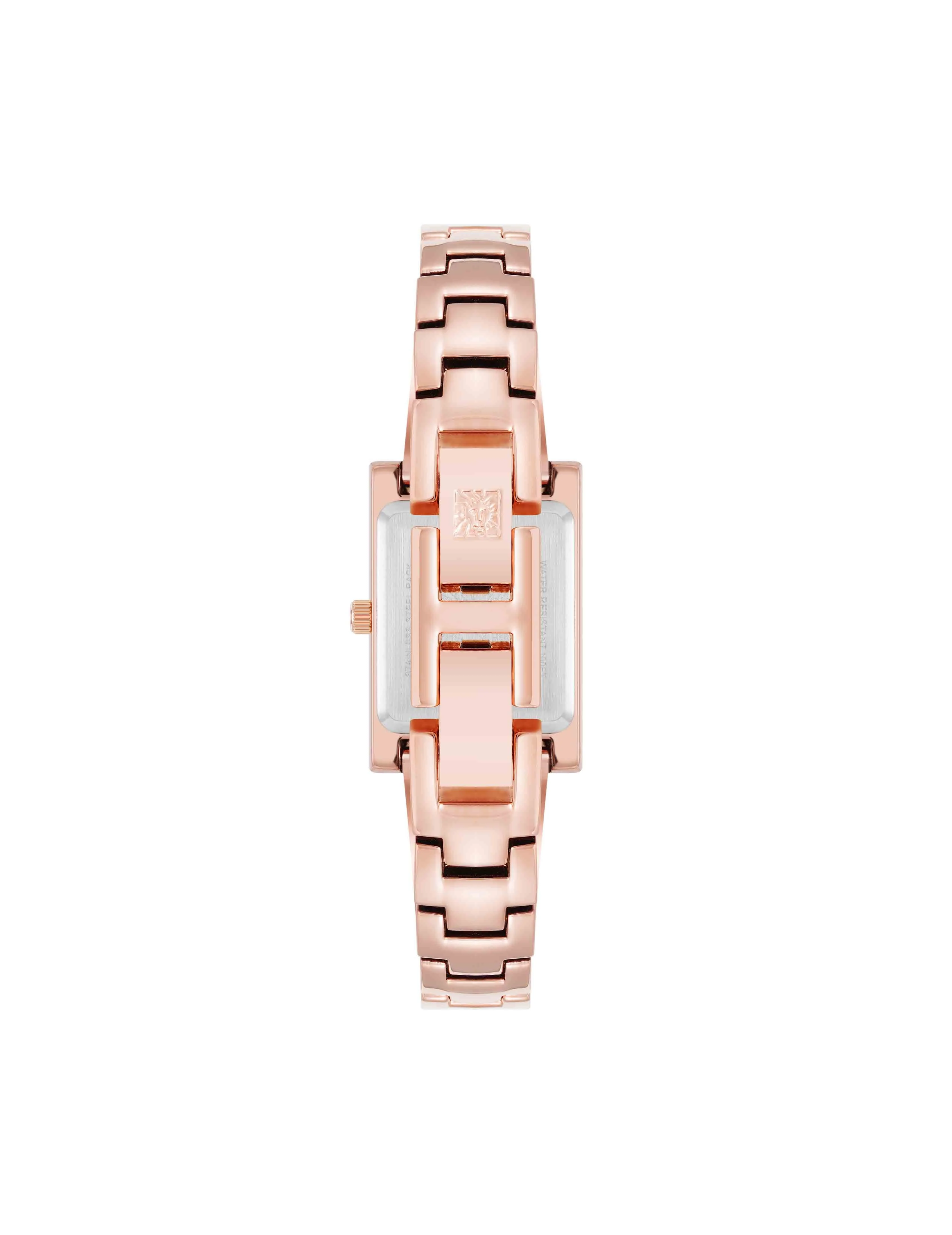 Faceted Case Bangle Watch