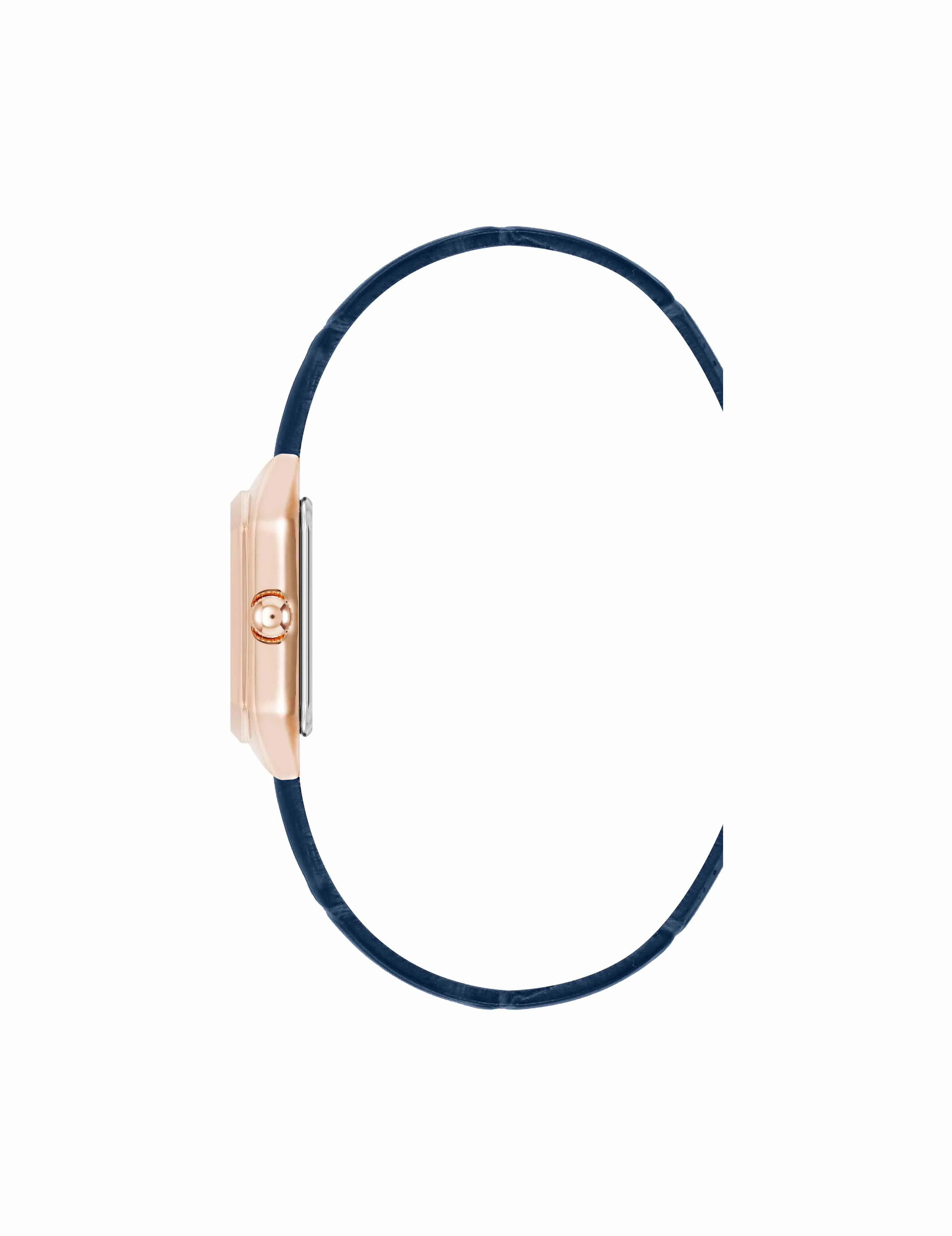 Consider It Octagonal Leather Band Watch