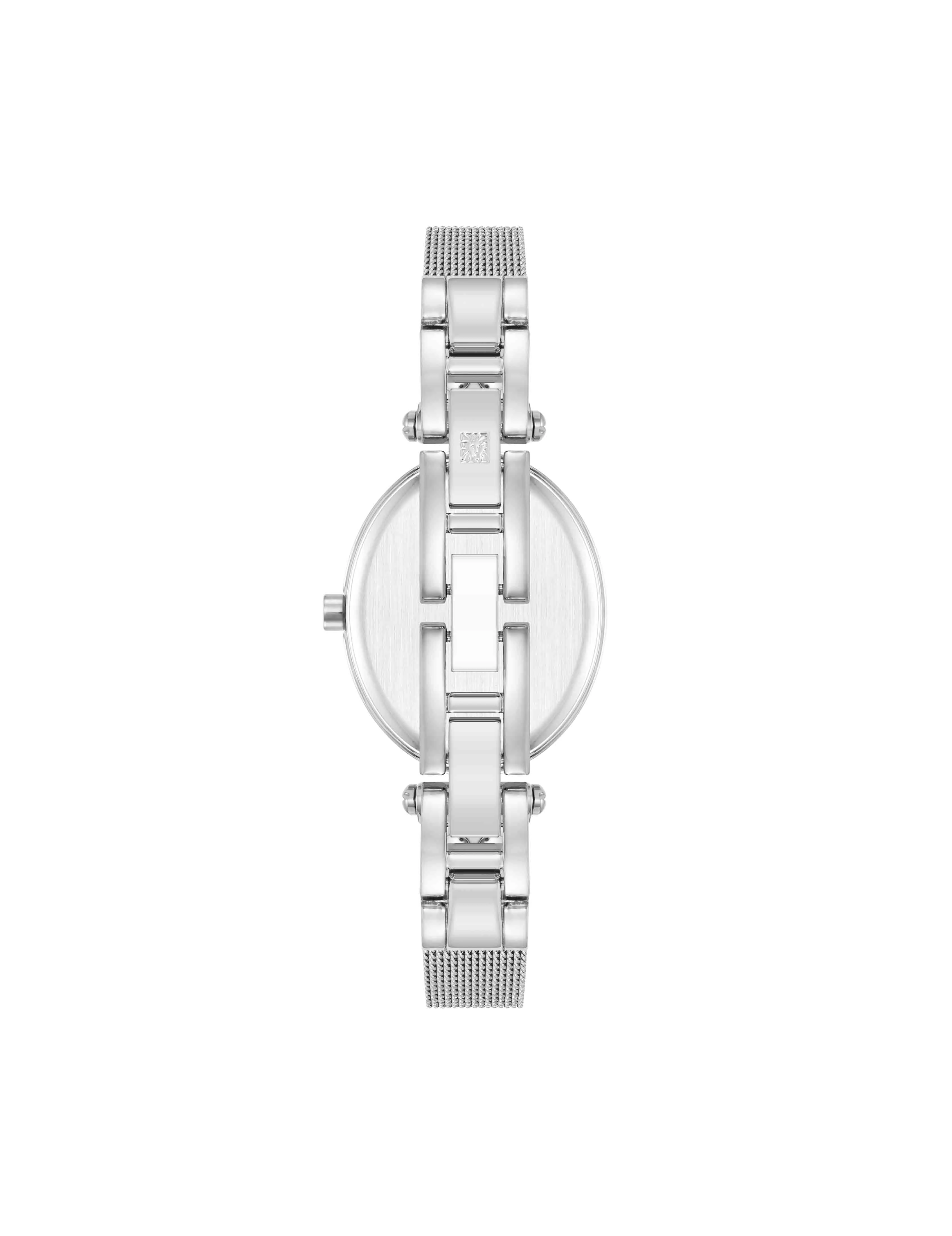 Oval Mesh Bracelet Watch